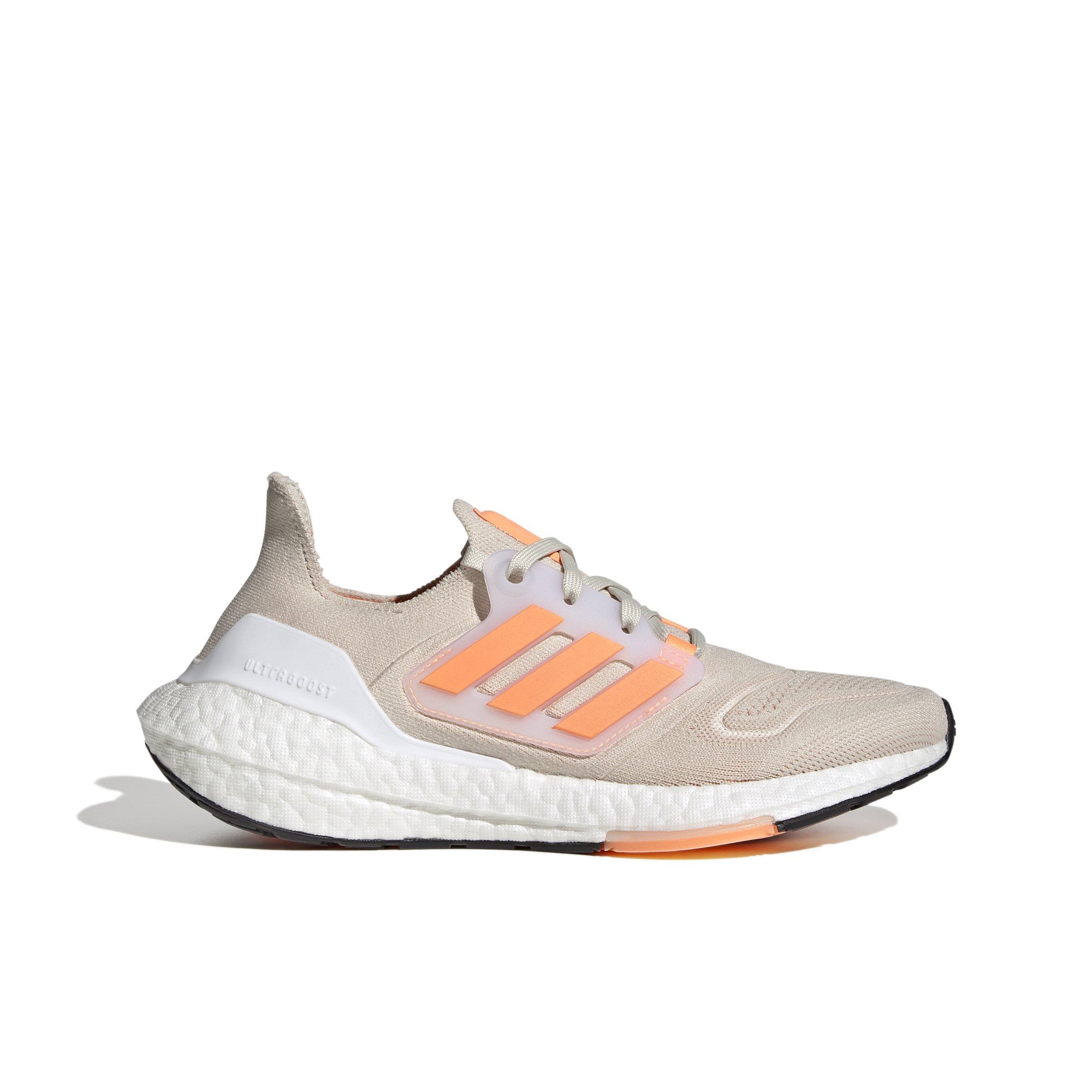 adidas Ultraboost 22 "Alumina/Bea Orange/Core Black" Women's Running Shoe - ALUMINA/ORANGE/BLACK Thumbnail View 1