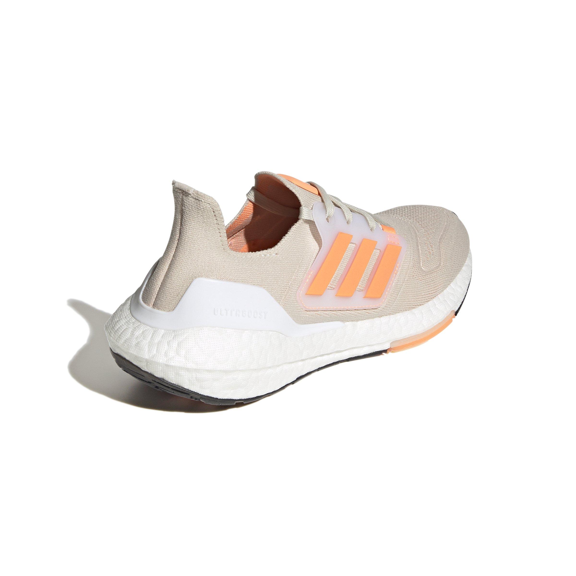 adidas Ultraboost 22 "Alumina/Bea Orange/Core Black" Women's Running Shoe - ALUMINA/ORANGE/BLACK Thumbnail View 4