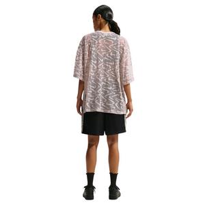 Nike Women's Sportswear Chill Lace Loose Mid-Rise Shorts - Black/Off-White - BLACK/OFF-WHITE