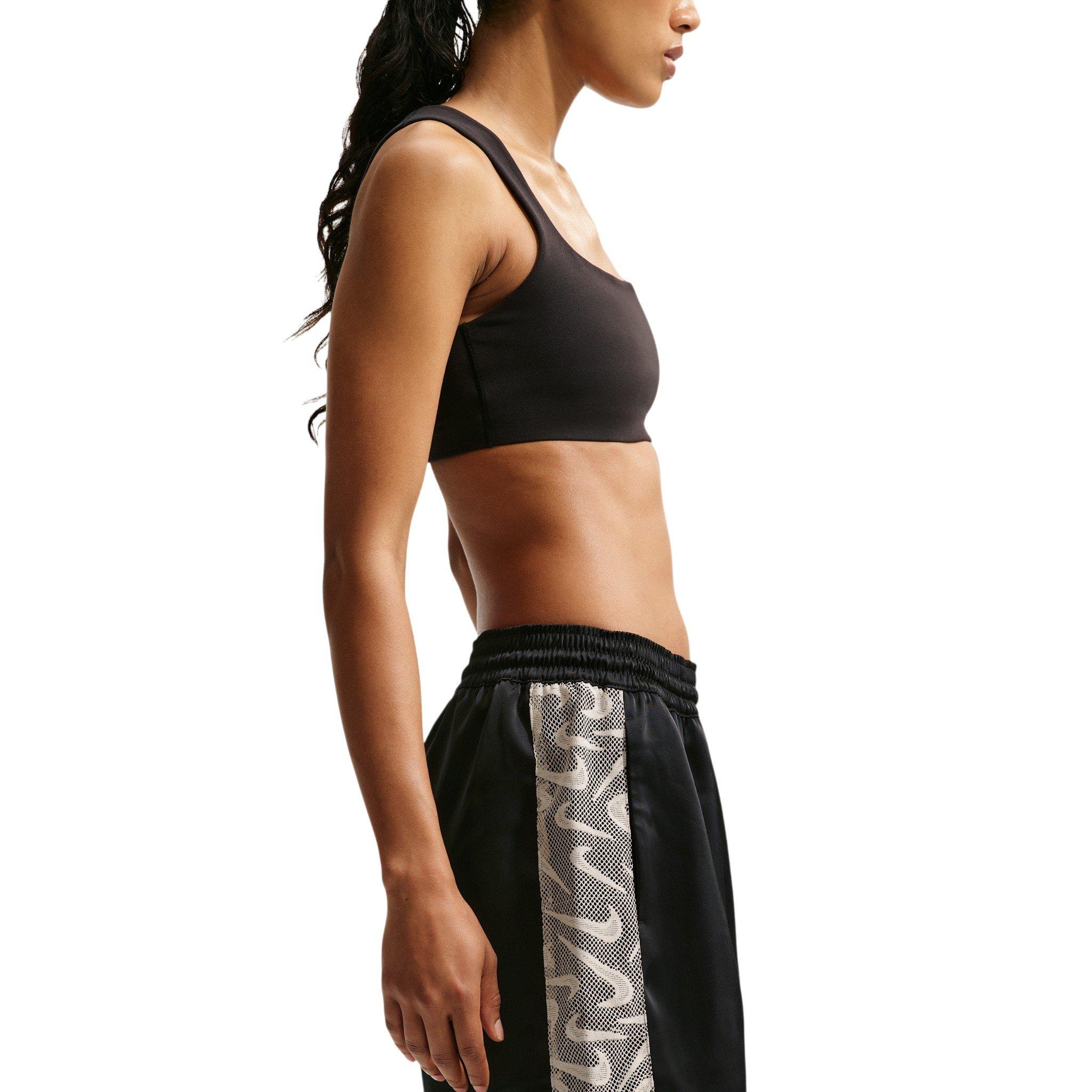 Nike Women's Sportswear Chill Lace Loose Mid-Rise Shorts - Black/Off-White - BLACK/OFF-WHITE