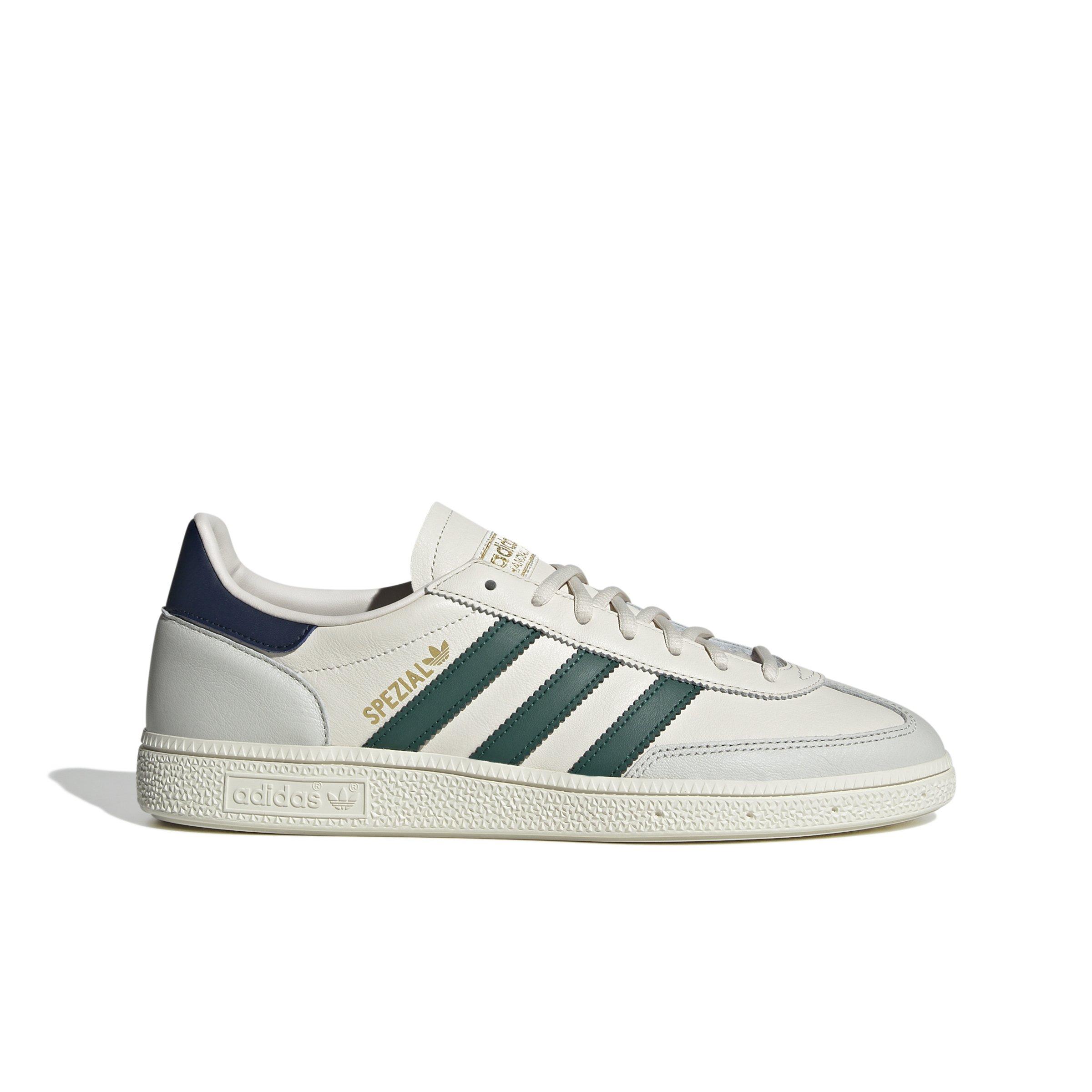 adidas Originals Handball Spezial "Chalk White/Collegiate Green/Night Indigo" Men's Shoe - WHITE/GREEN/INDIGO Thumbnail View 1