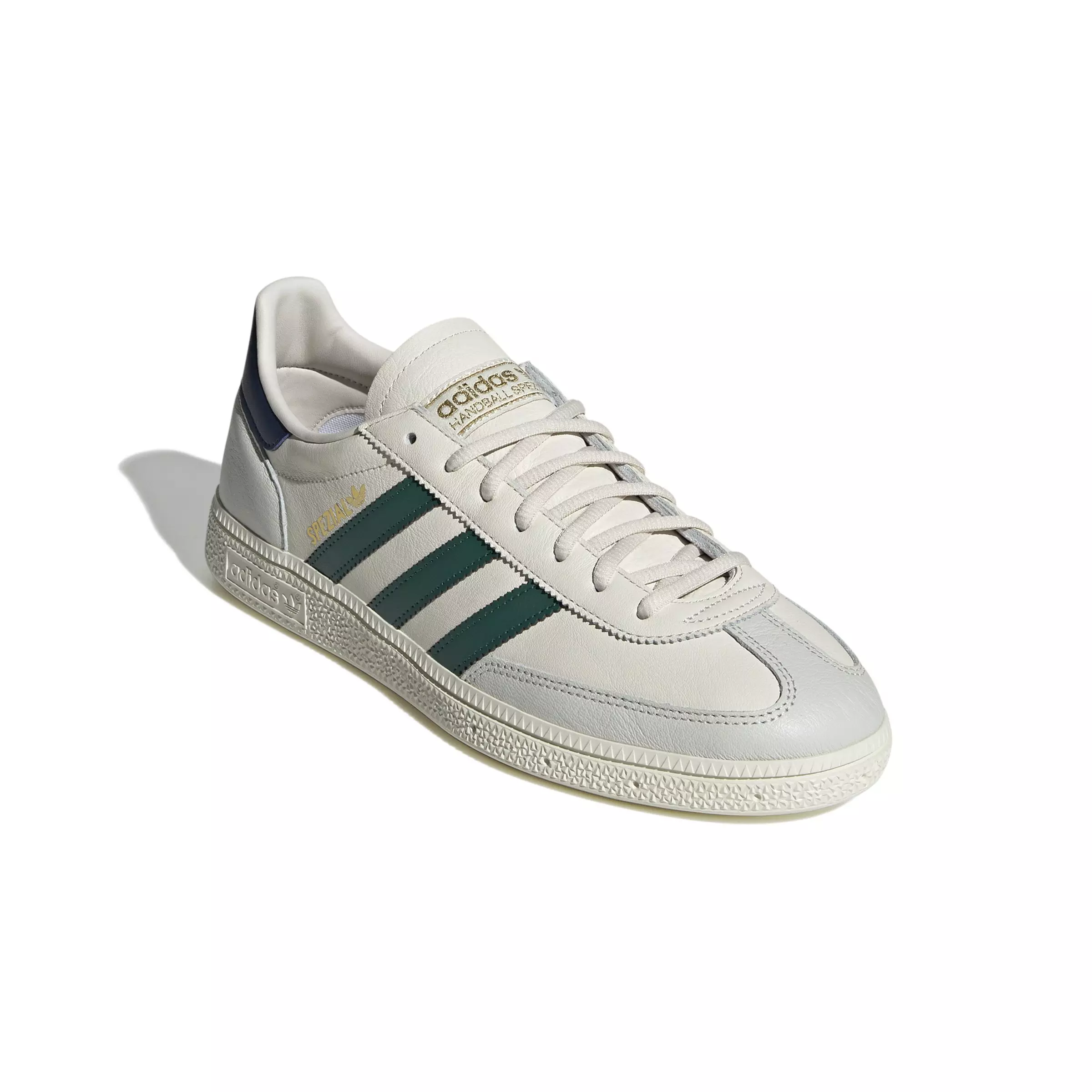 adidas Originals Handball Spezial "Chalk White/Collegiate Green/Night Indigo" Men's Shoe - WHITE/GREEN/INDIGO