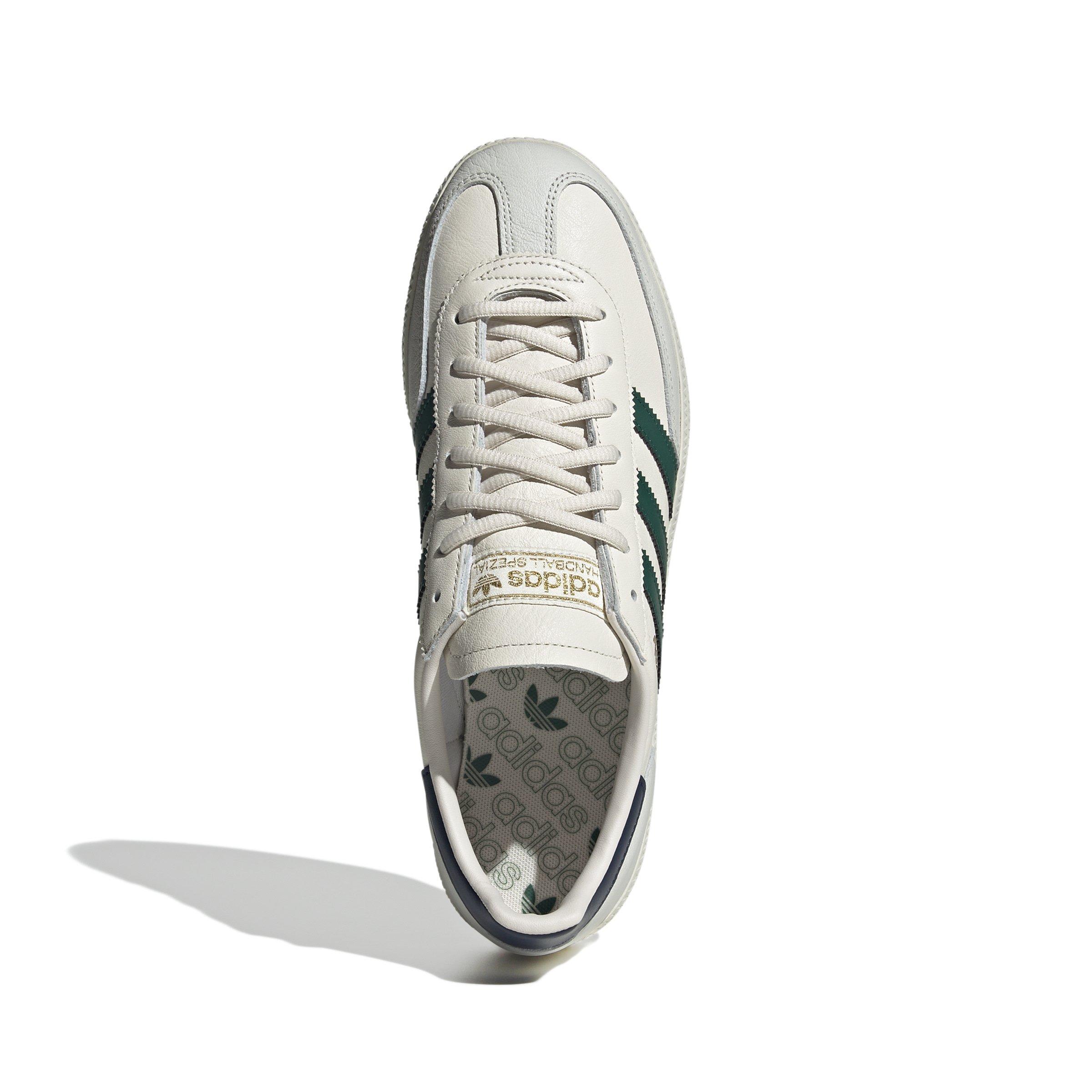 adidas Originals Handball Spezial "Chalk White/Collegiate Green/Night Indigo" Men's Shoe - WHITE/GREEN/INDIGO Thumbnail View 5