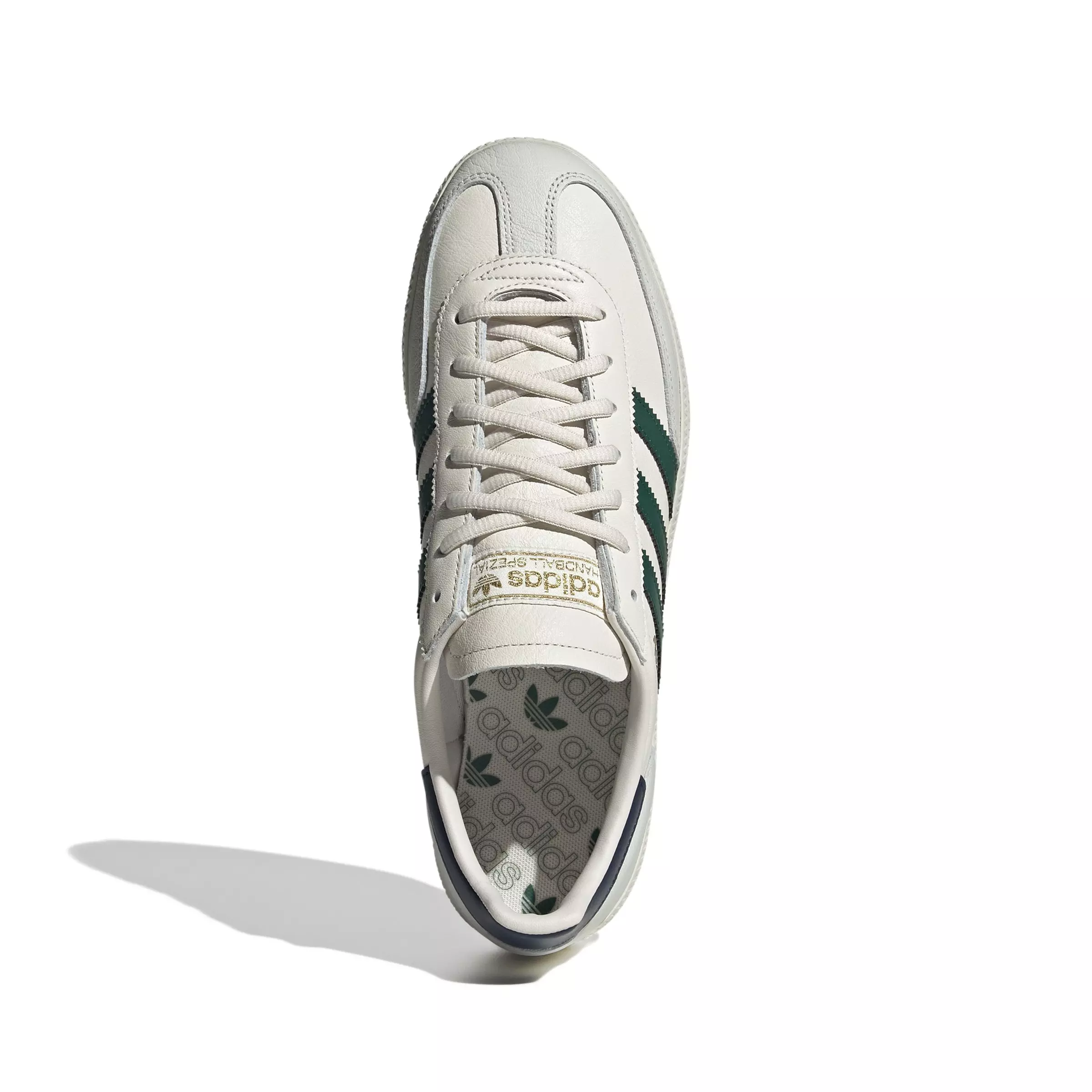 adidas Originals Handball Spezial "Chalk White/Collegiate Green/Night Indigo" Men's Shoe - WHITE/GREEN/INDIGO