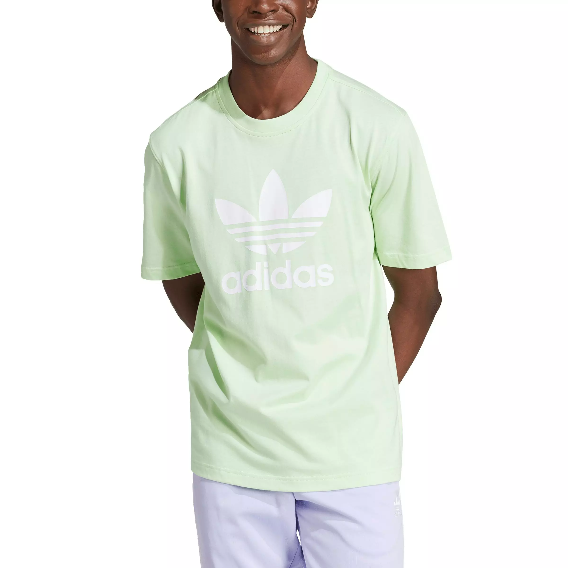 adidas Men's Originals Adicolor Trefoil T-Shirt - Green - GREEN