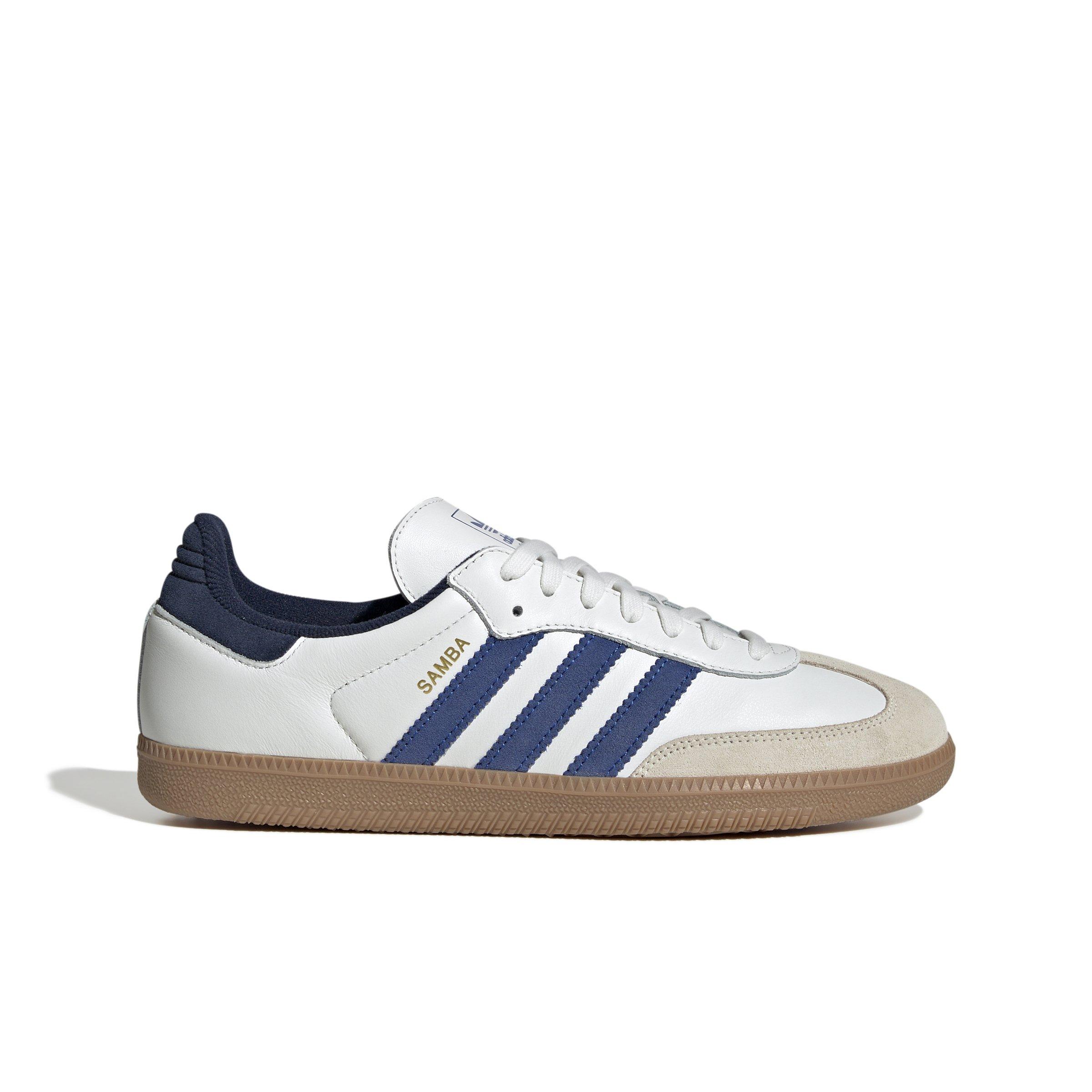 adidas Originals Samba OG "Core White/Team Royal Blue/Night Indigo" Men's Shoe - WHITE/ROYAL/INDIGO Thumbnail View 1