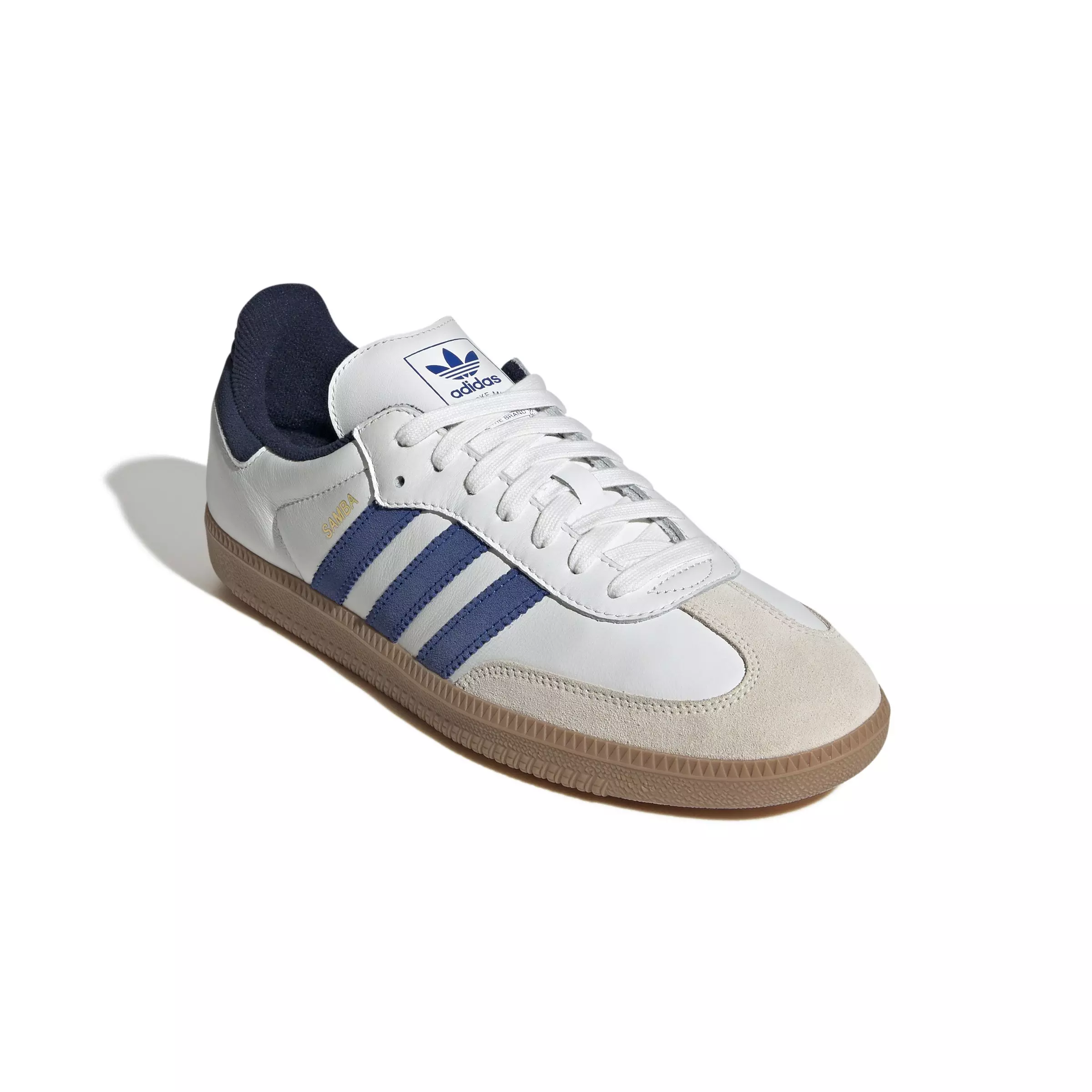 adidas Originals Samba OG "Core White/Team Royal Blue/Night Indigo" Men's Shoe - WHITE/ROYAL/INDIGO
