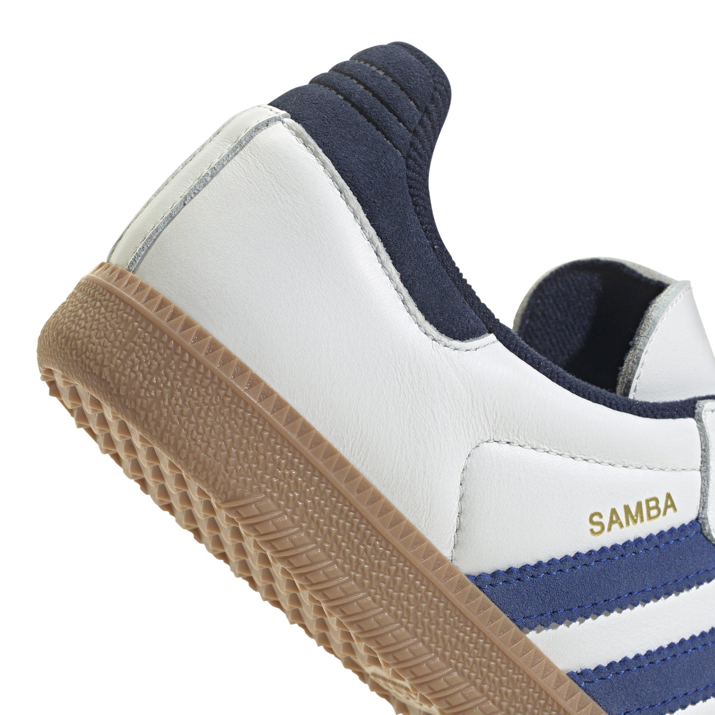 adidas Originals Samba OG "Core White/Team Royal Blue/Night Indigo" Men's Shoe - WHITE/ROYAL/INDIGO Thumbnail View 8