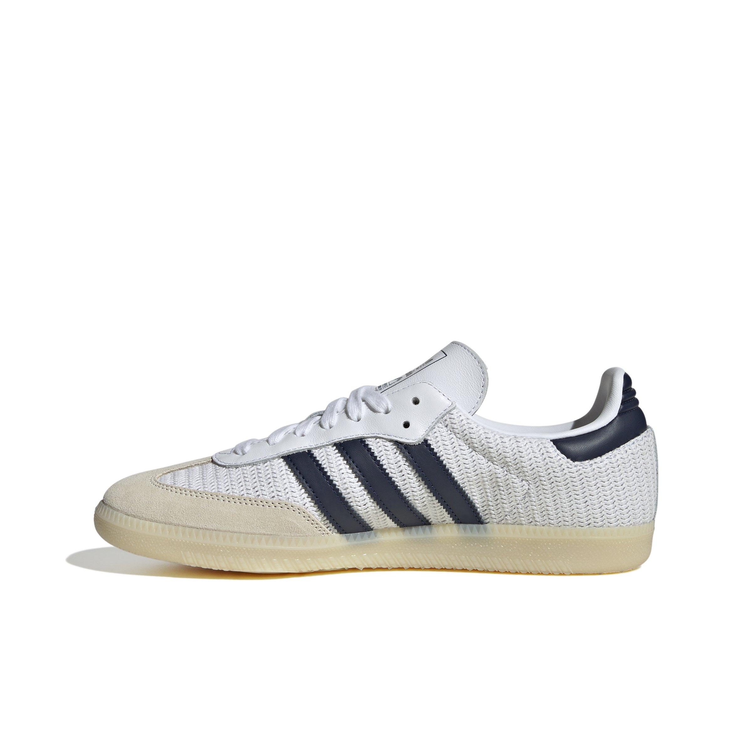 adidas Originals Samba OG "Ftwr White/Night Indigo/Cream White" Men's Shoe - WHITE/INDIGO/CREAM Thumbnail View 2