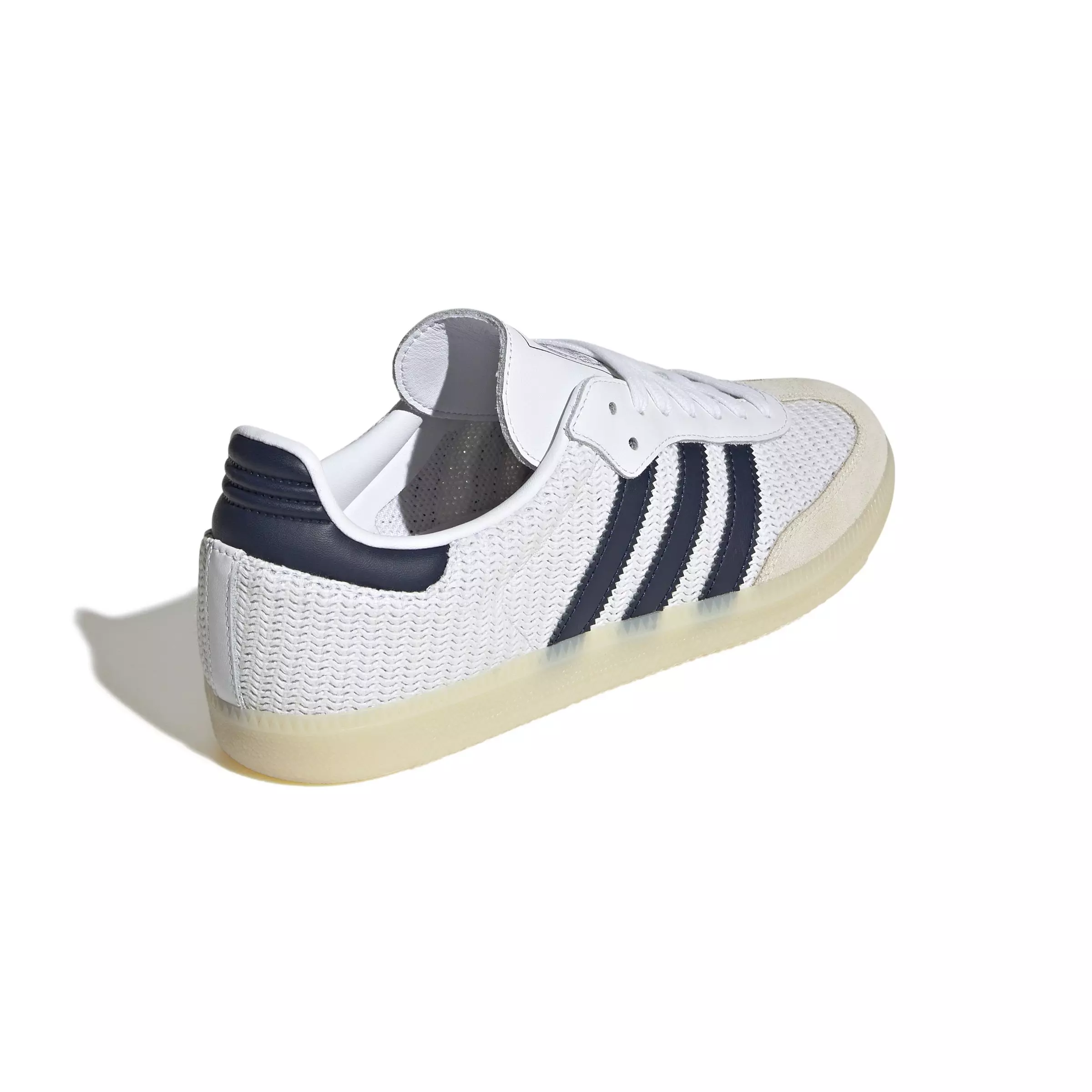adidas Originals Samba OG "Ftwr White/Night Indigo/Cream White" Men's Shoe - WHITE/INDIGO/CREAM