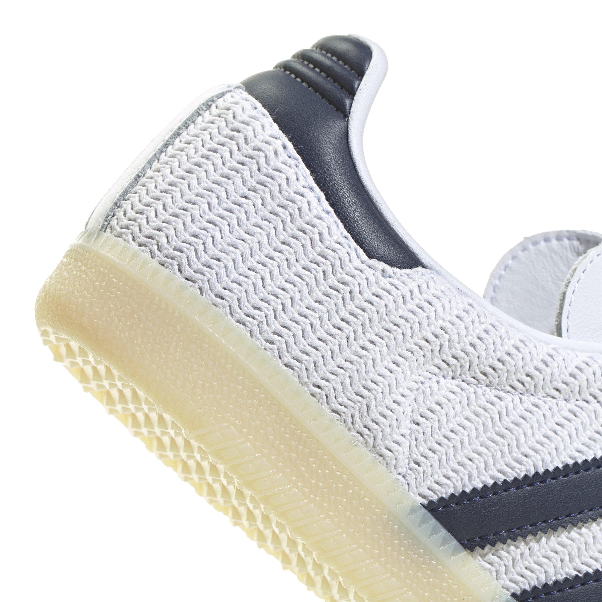 adidas Originals Samba OG "Ftwr White/Night Indigo/Cream White" Men's Shoe - WHITE/INDIGO/CREAM Thumbnail View 8