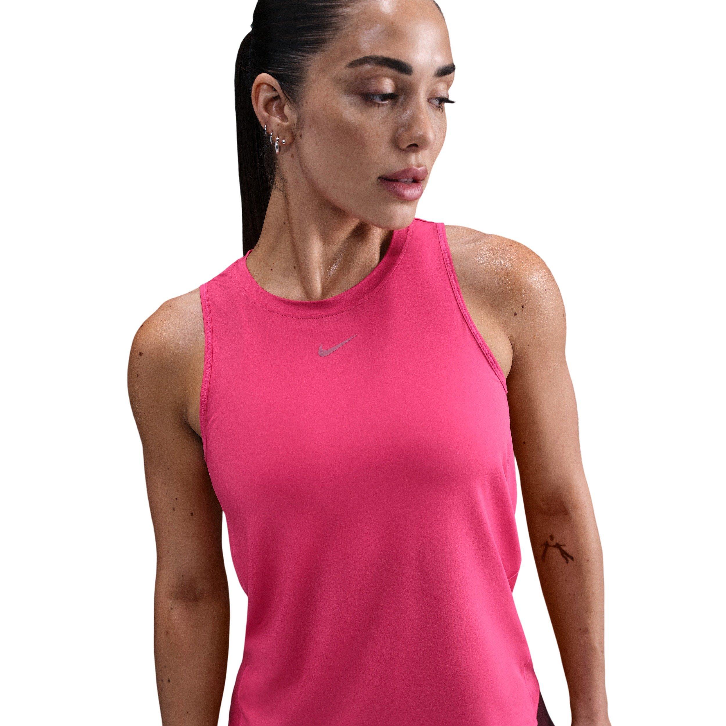 Nike One Women's Classic Dri-FIT Tank Top -Pink - PINK Thumbnail View 1
