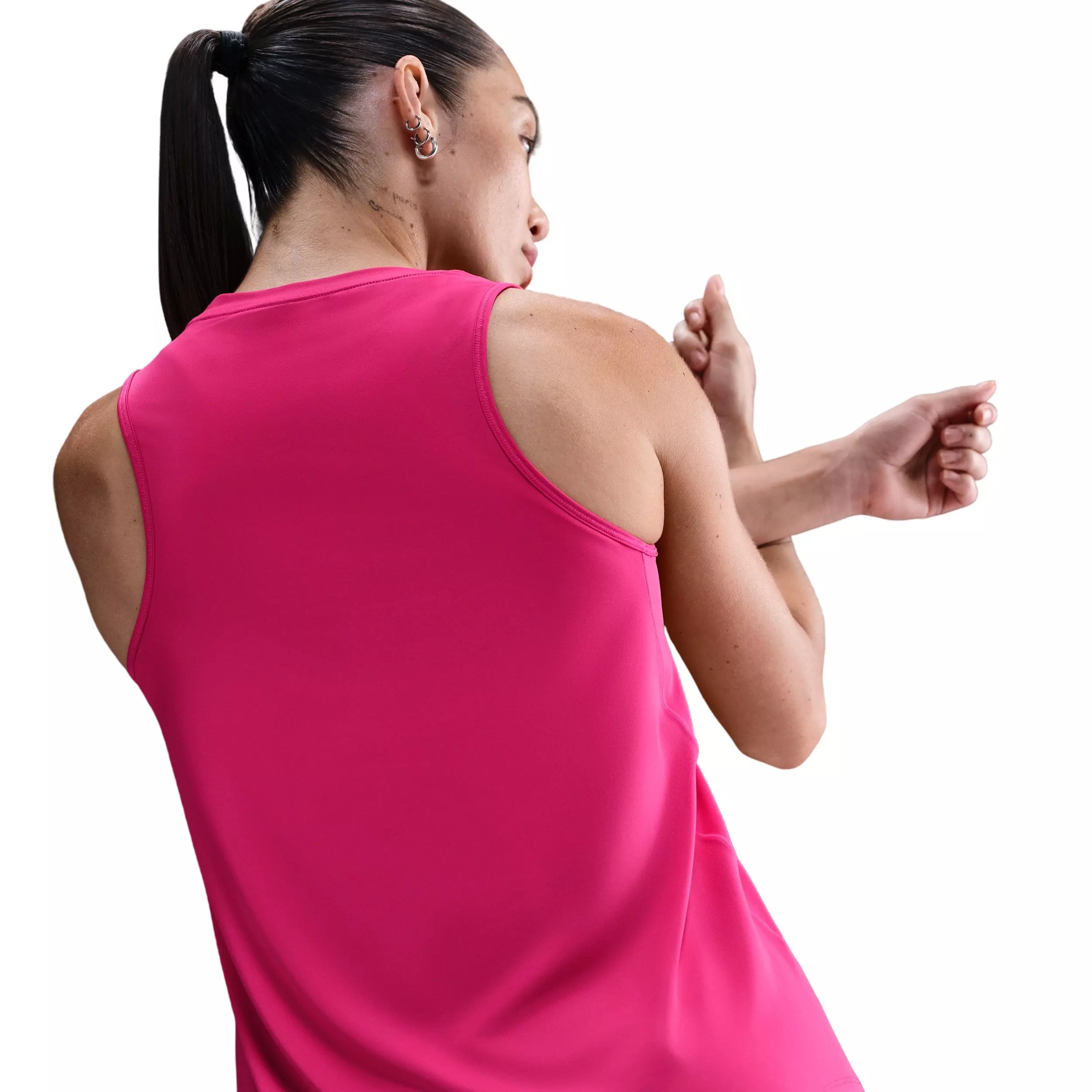 Nike One Women's Classic Dri-FIT Tank Top -Pink - PINK