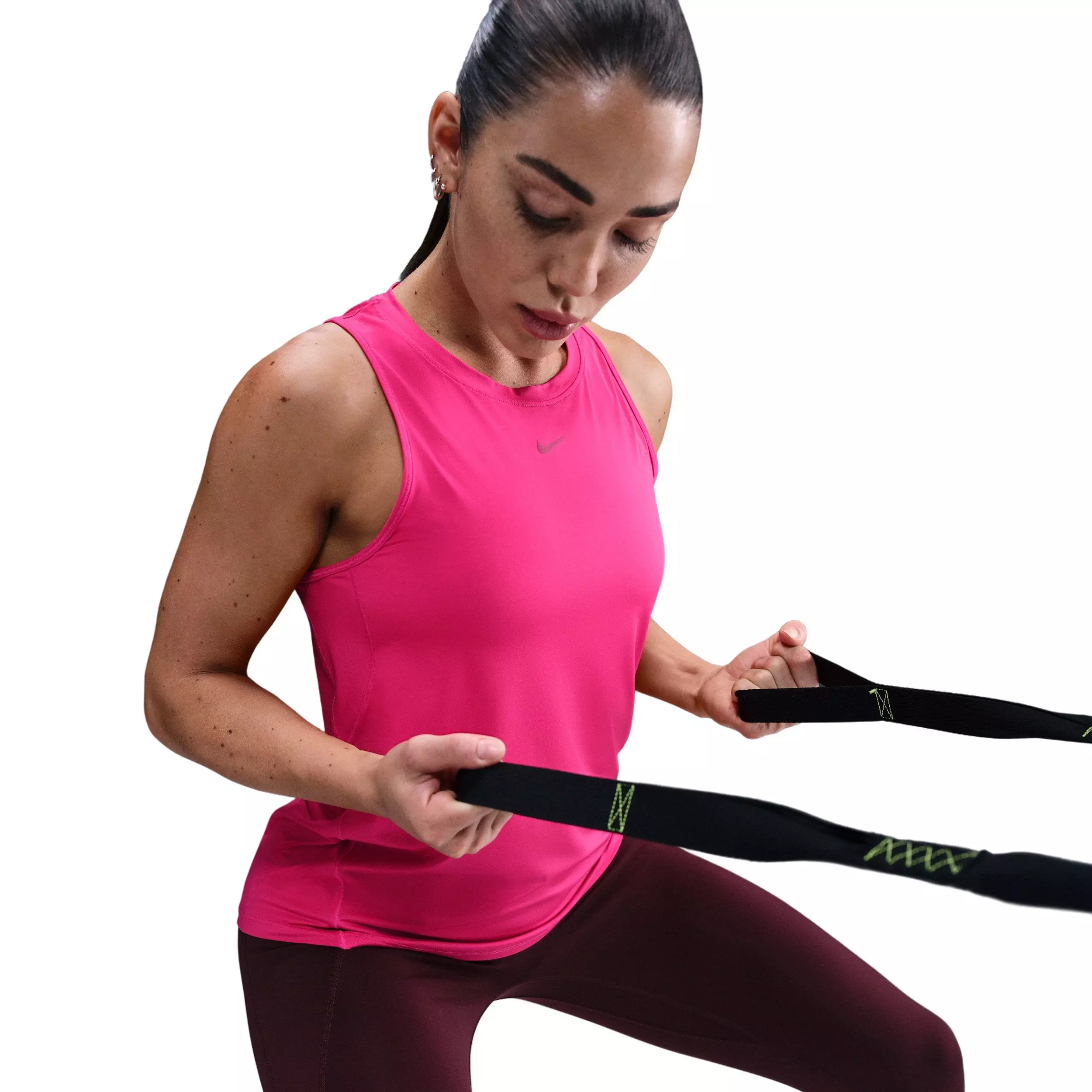 Nike One Women's Classic Dri-FIT Tank Top -Pink - PINK