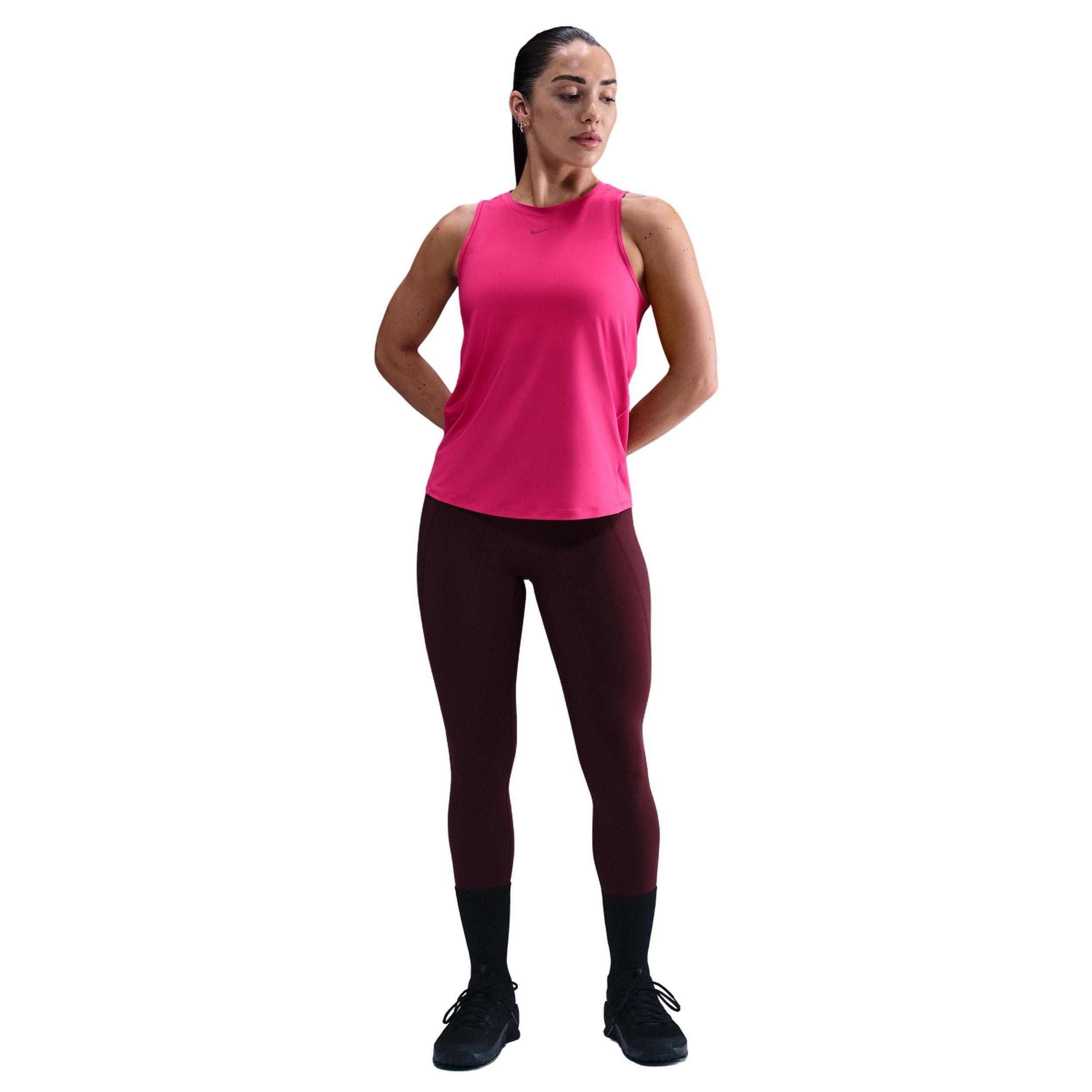 Nike One Women's Classic Dri-FIT Tank Top -Pink - PINK Thumbnail View 4