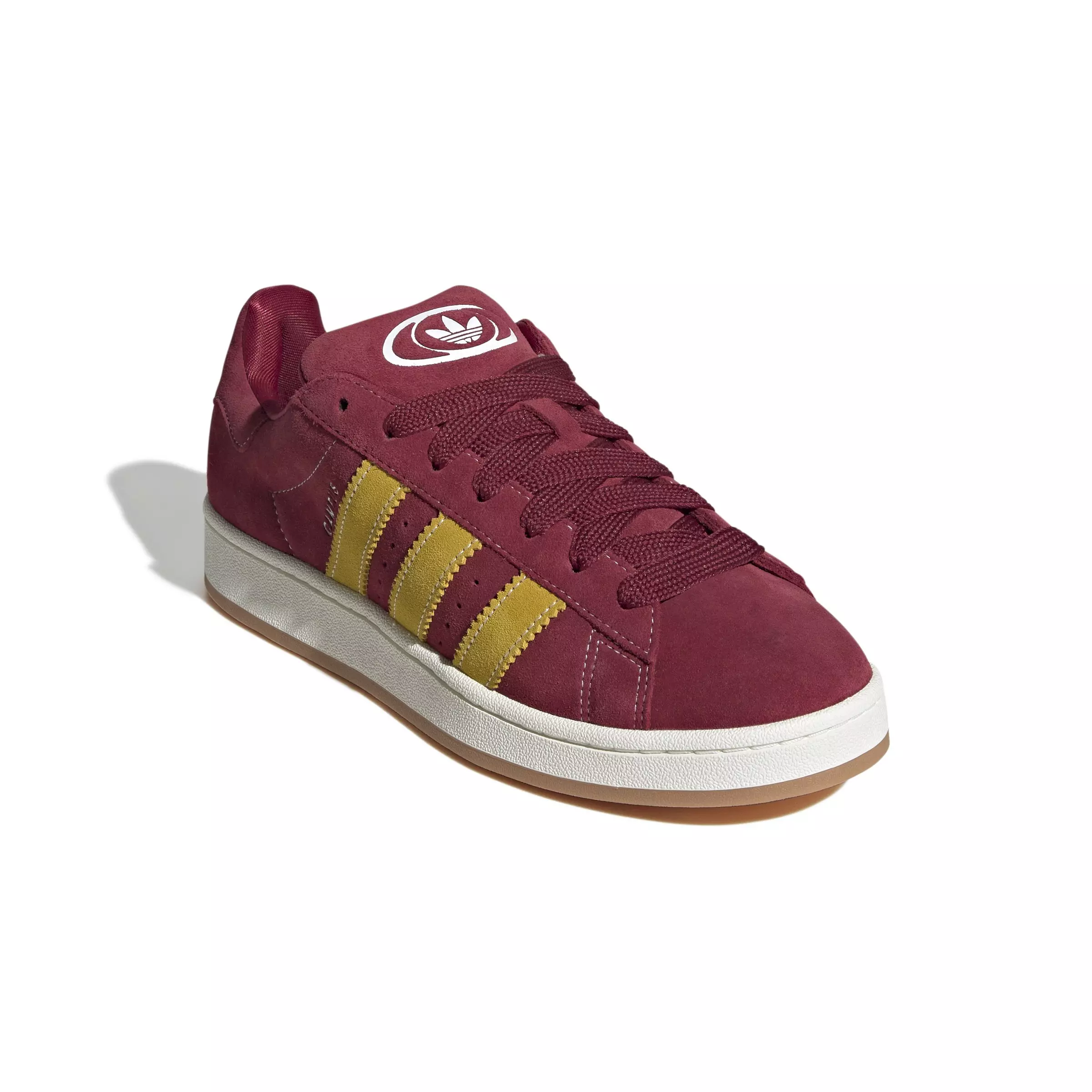 adidas Originals Campus 00s "Collegiate Burgundy/Yellow/Off White" Men's Shoe - BURGUNDY/YELLOW/OFF WHITE