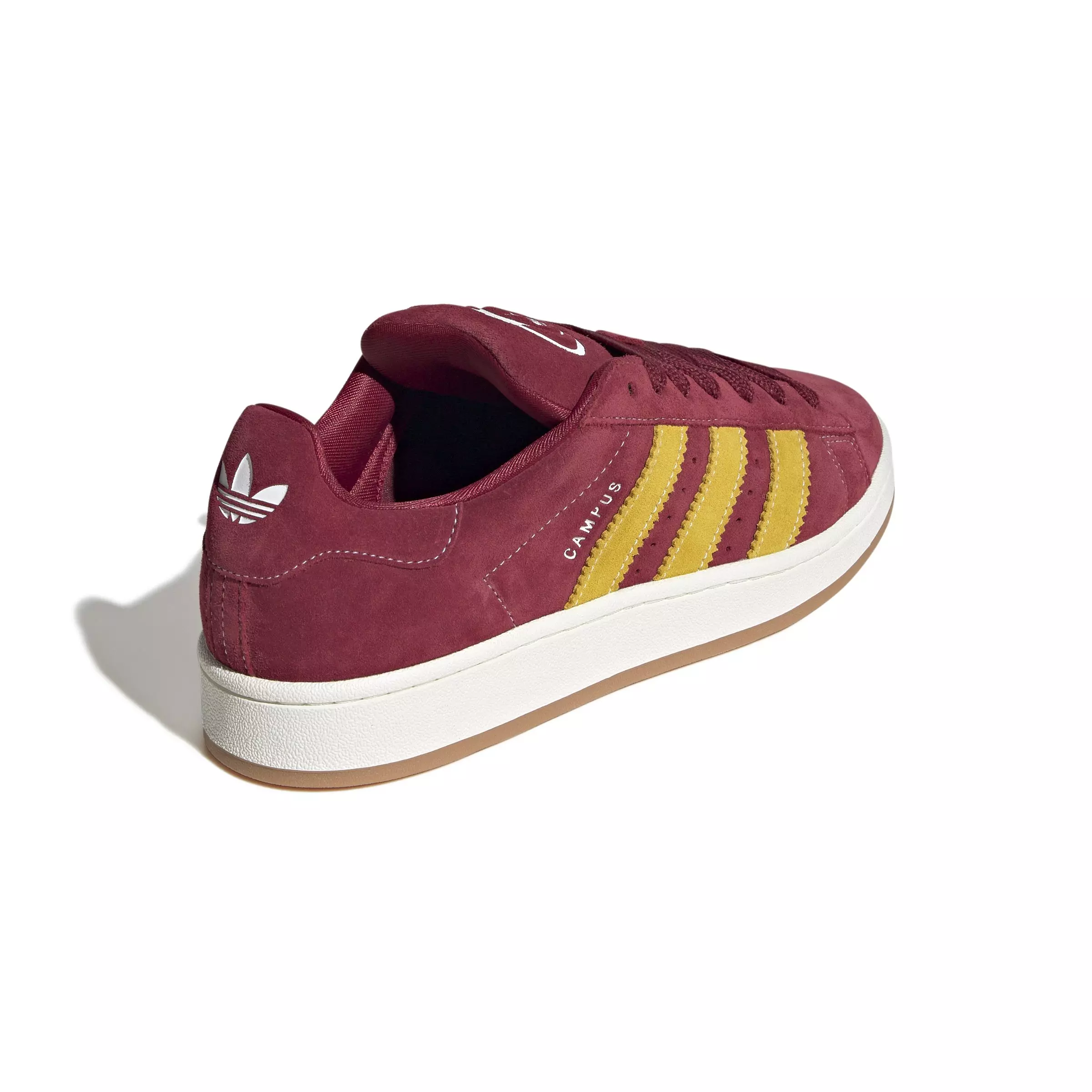 adidas Originals Campus 00s "Collegiate Burgundy/Yellow/Off White" Men's Shoe - BURGUNDY/YELLOW/OFF WHITE