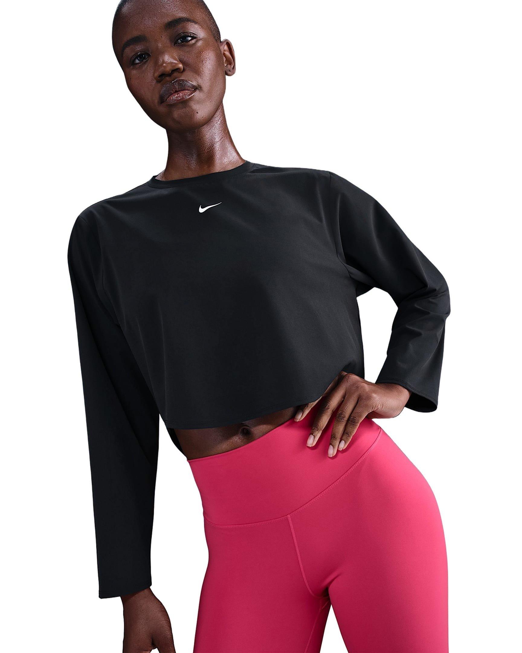 Nike Women's One Repel Woven T-Shirt - Black - BLACK Thumbnail View 1