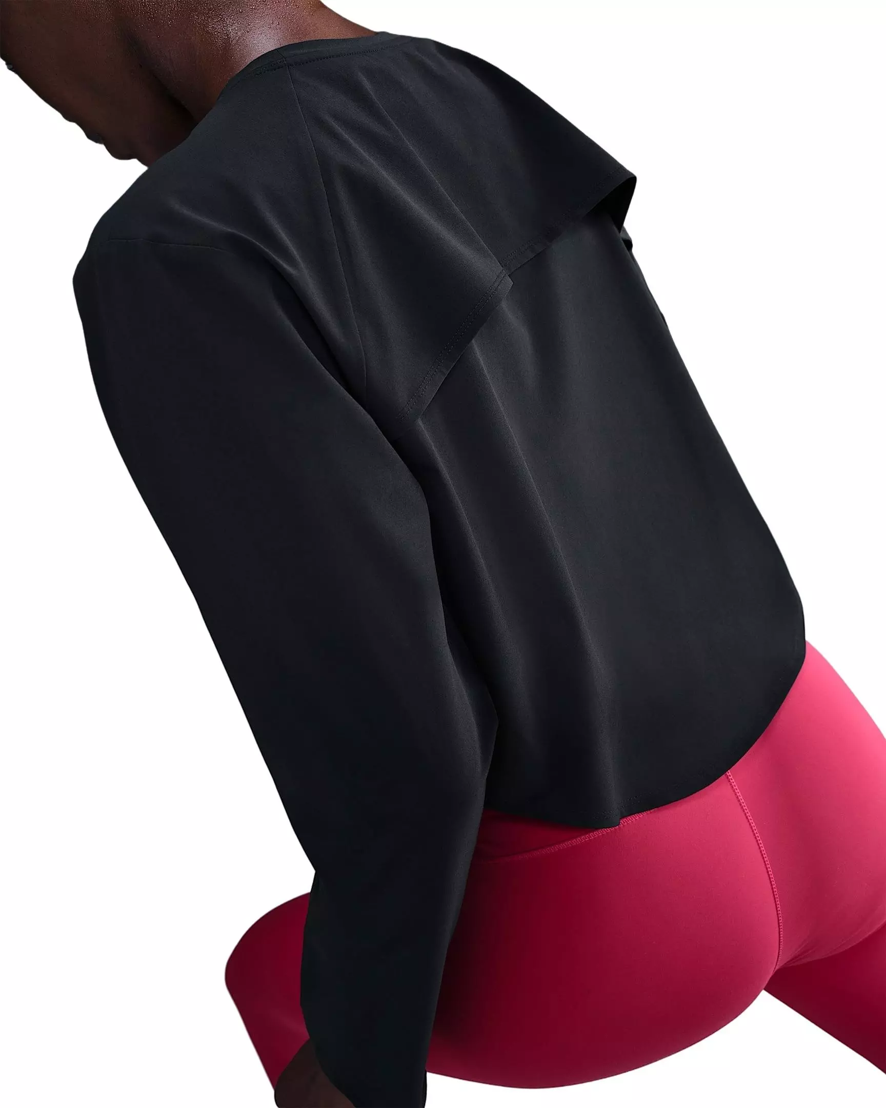 Nike Women's One Repel Woven T-Shirt -Black - BLACK