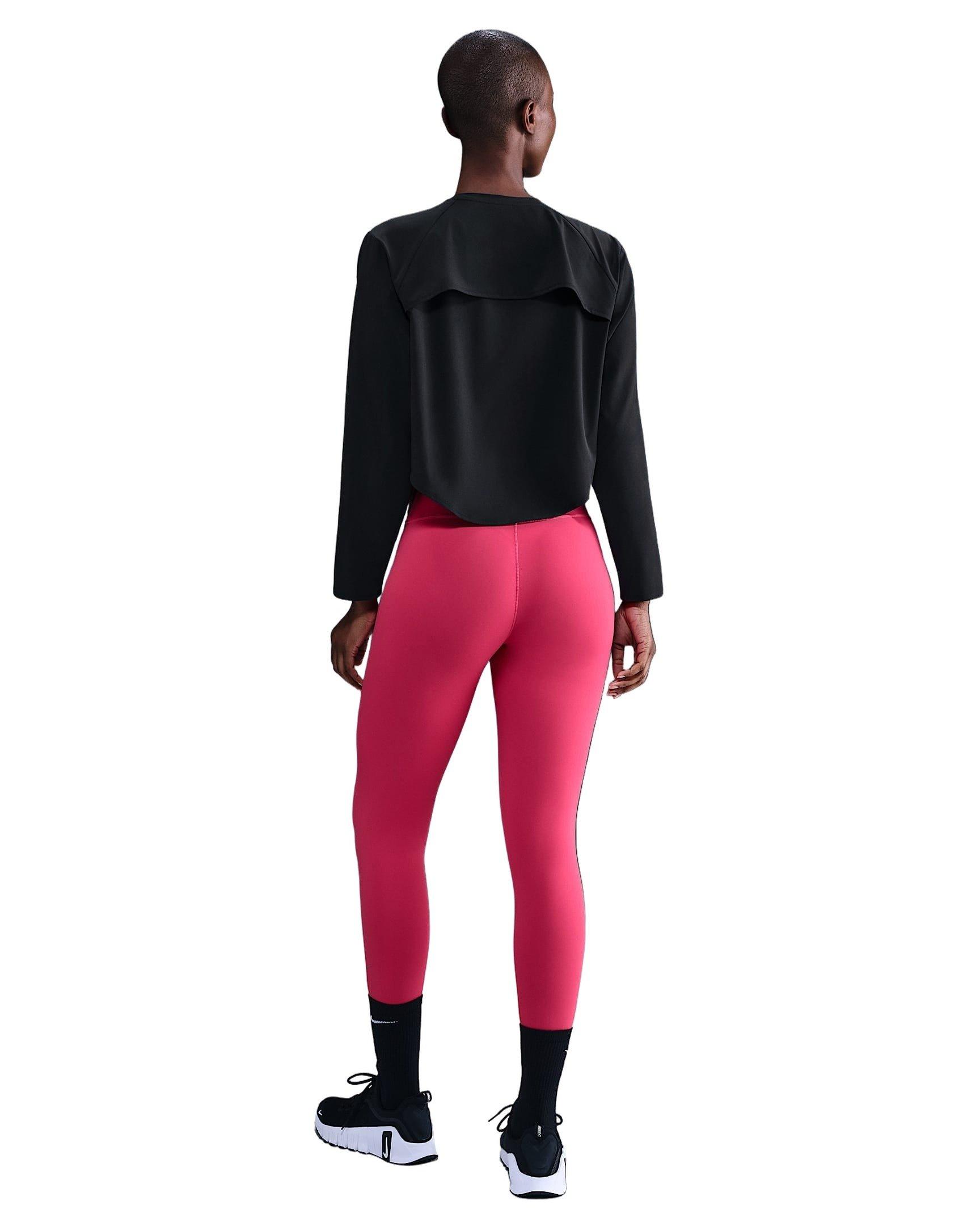 Nike Women's One Repel Woven T-Shirt - Black - BLACK Thumbnail View 5