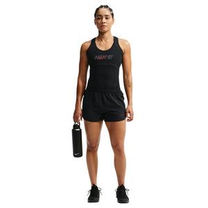 Nike Women's One Dri-FIT Shorts - Black/Red - BLACK/RED