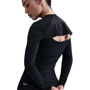 Nike Women's One Dri-FIT 1/2-Zip Mid Layer -Black