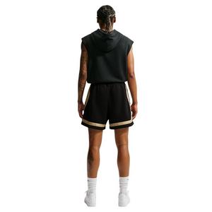 Nike Women's Crossover 5" Fleece Basketball Shorts - Black/Gold