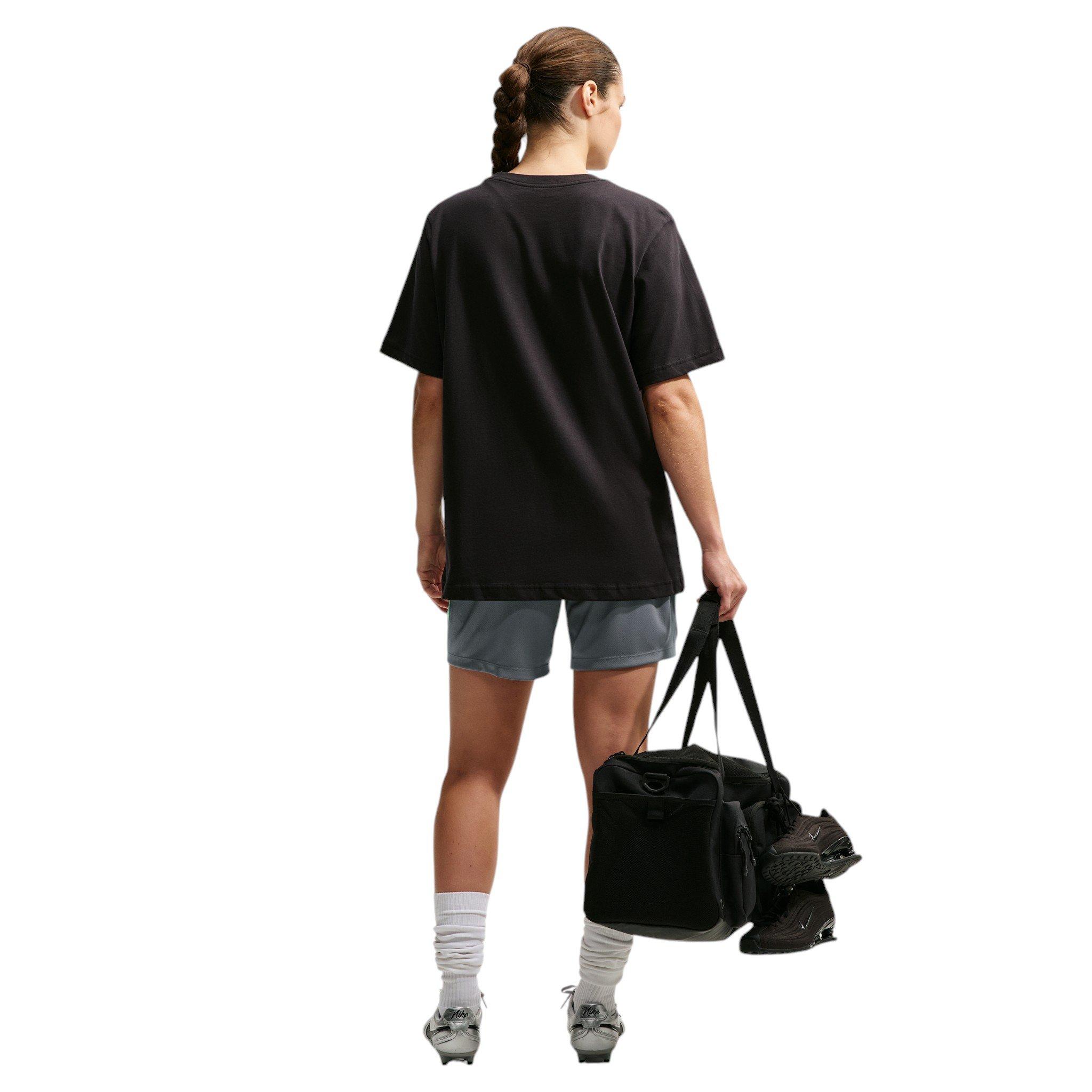 Nike Women's Sam Kerr Strike Dri-FIT Soccer Shorts - Grey/Green - GREY/GREEN