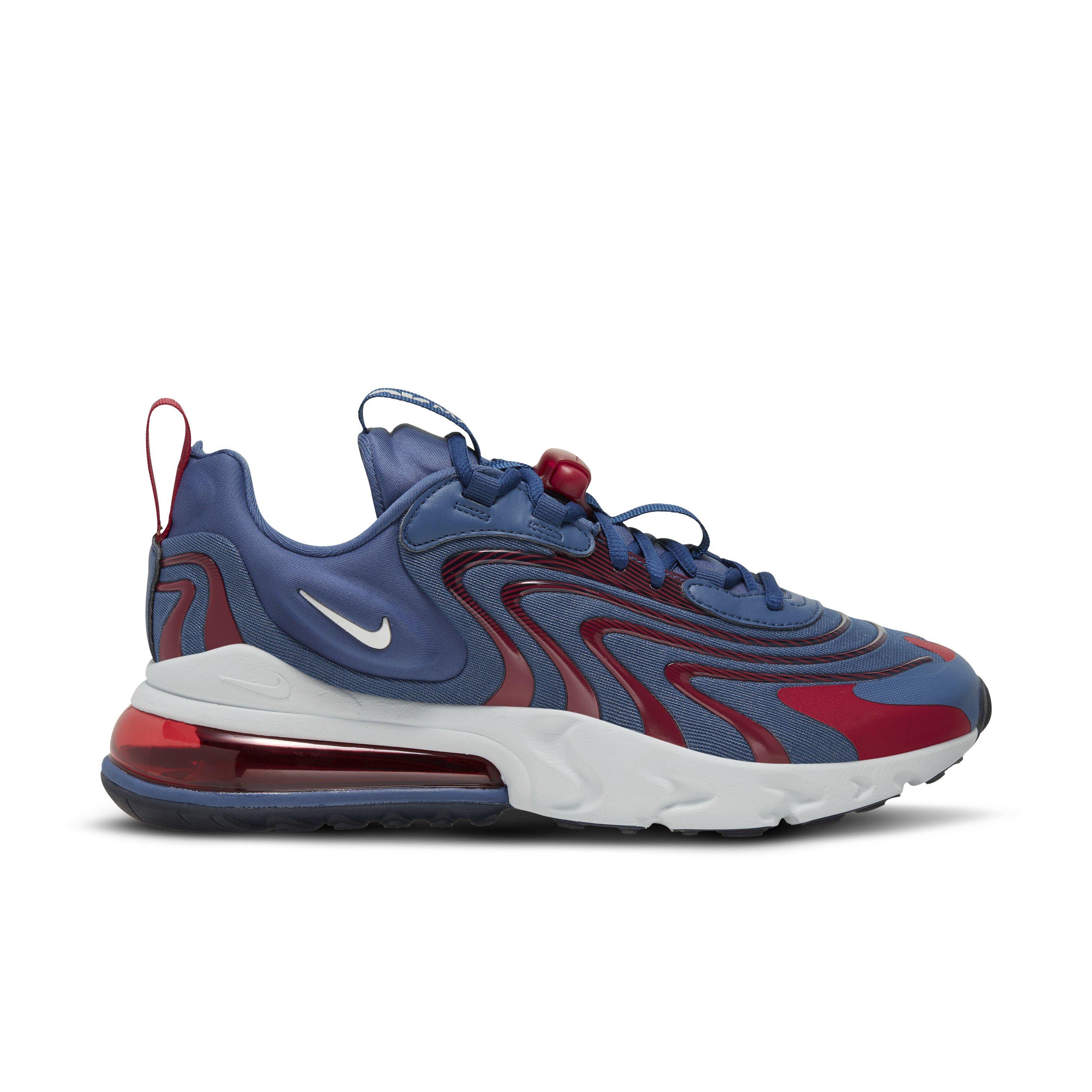 Nike Air Max 270 React Eng Mystic Navy Cardinal Red Coastal Blue Metallic Silver Men S Shoe Hibbett City Gear