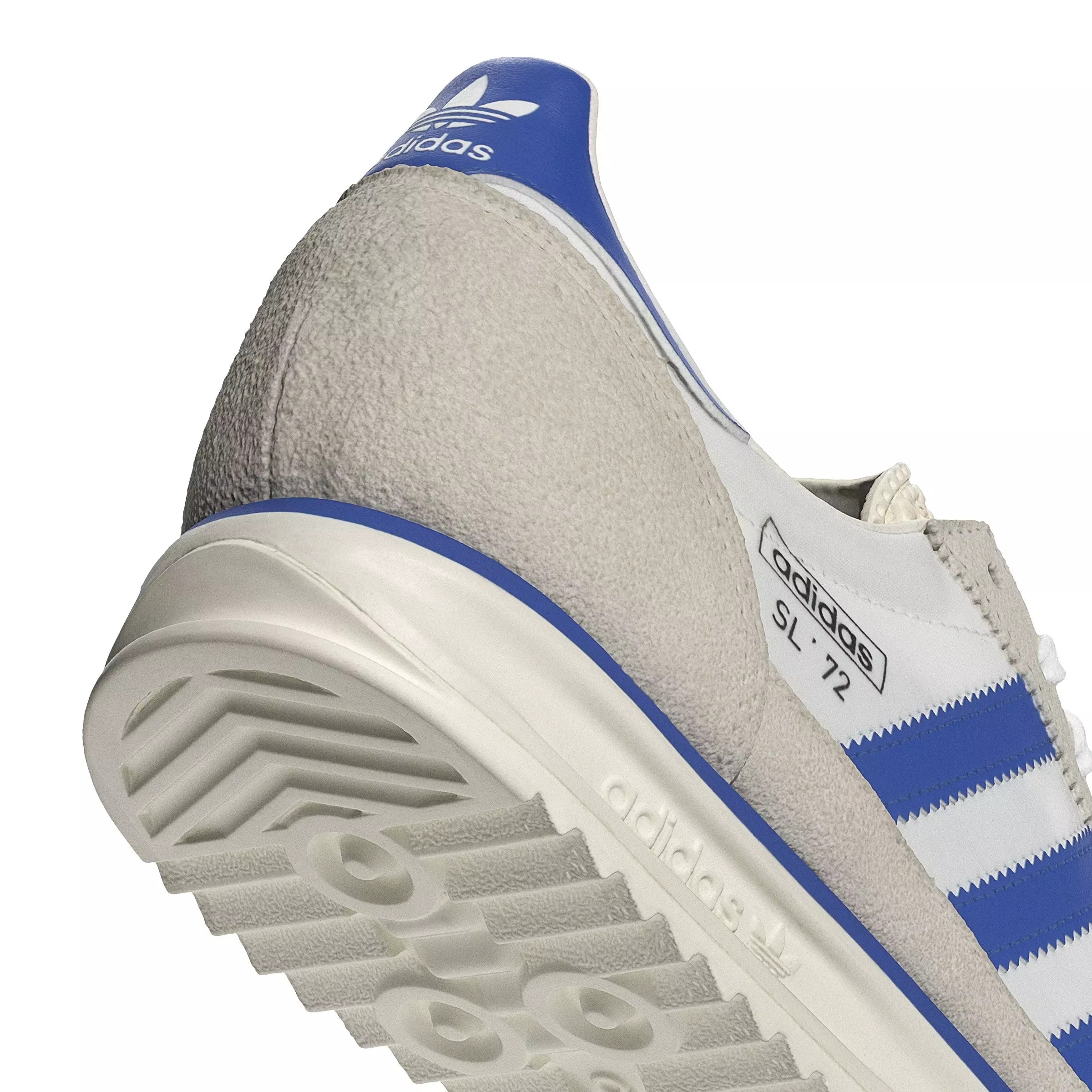 adidas Originals SL 72 RS "Chalk White/Blue/Ftwr White" Men's Shoe - WHITE/BLUE/WHITE