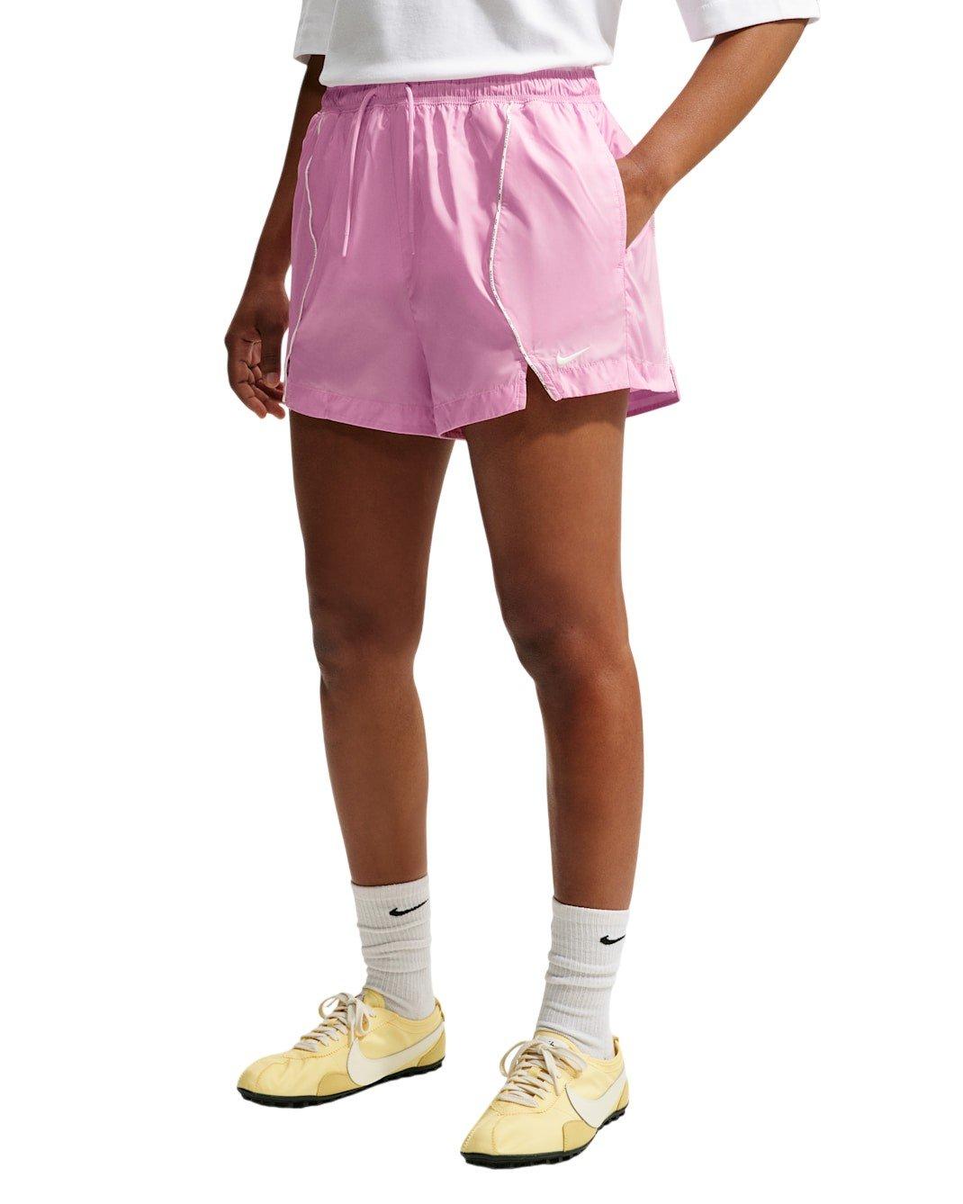 Nike Women's AeroSwift Dri-FIT ADV Mid-Rise 3" Brief-Lined Running Shorts - Pink - PINK Thumbnail View 1
