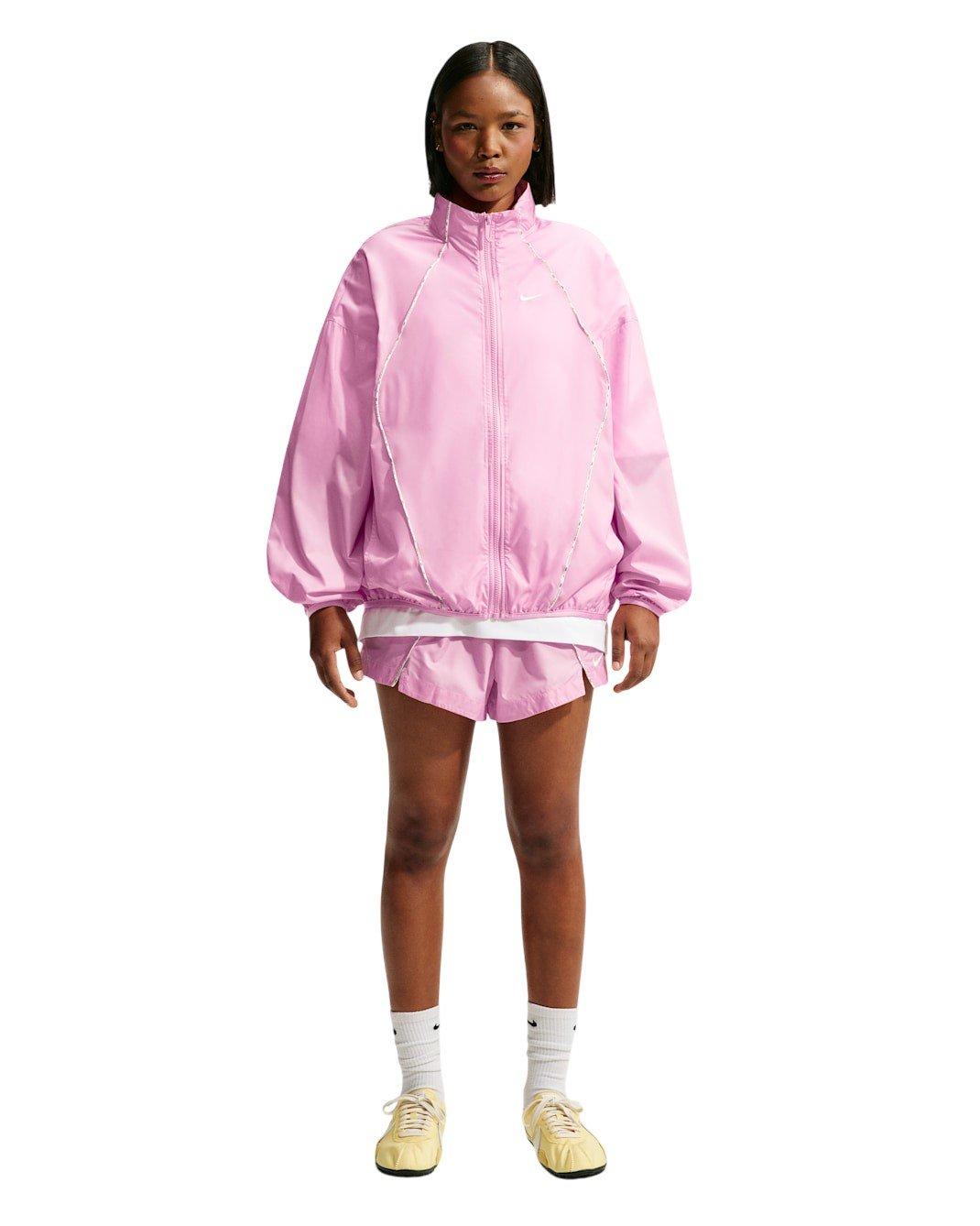 Nike Women's AeroSwift Dri-FIT ADV Mid-Rise 3" Brief-Lined Running Shorts - Pink - PINK Thumbnail View 4