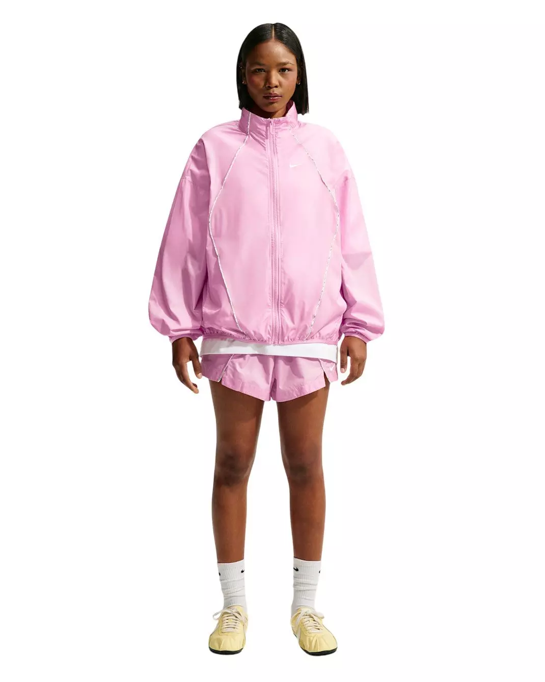 Nike Women's AeroSwift Dri-FIT ADV Mid-Rise 3" Brief-Lined Running Shorts - Pink - PINK