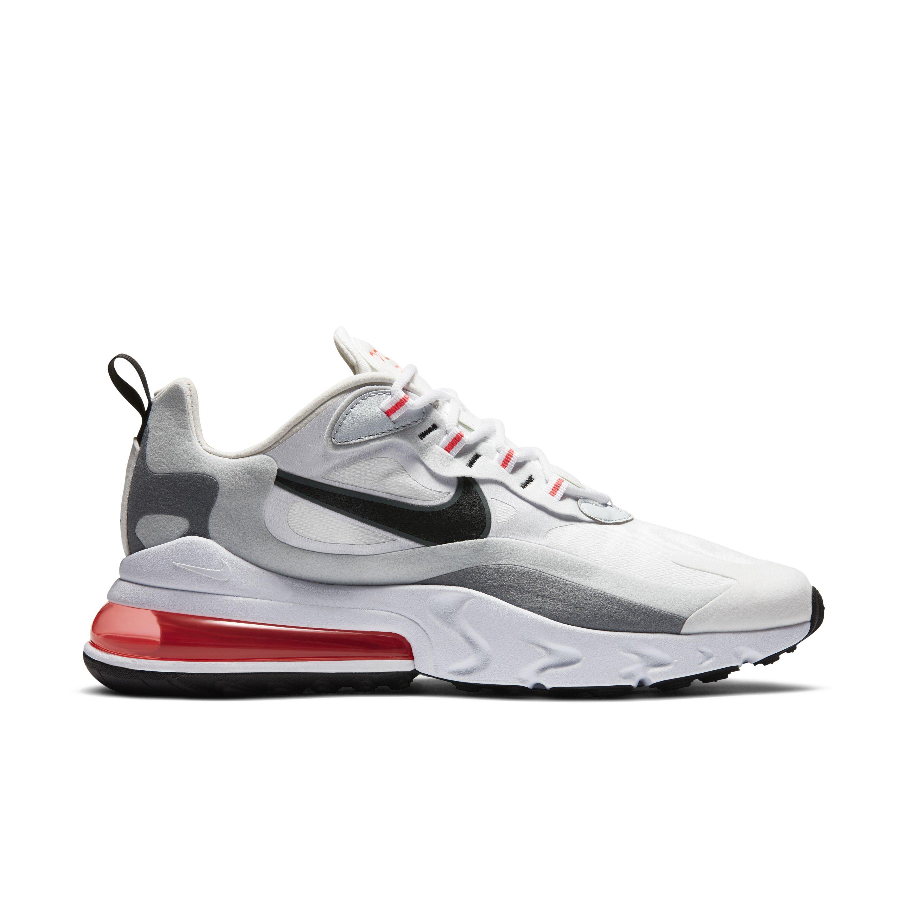 Nike Air Max 270 React White Flash Crimson Cool Grey Black Men S Shoe Hibbett City Gear