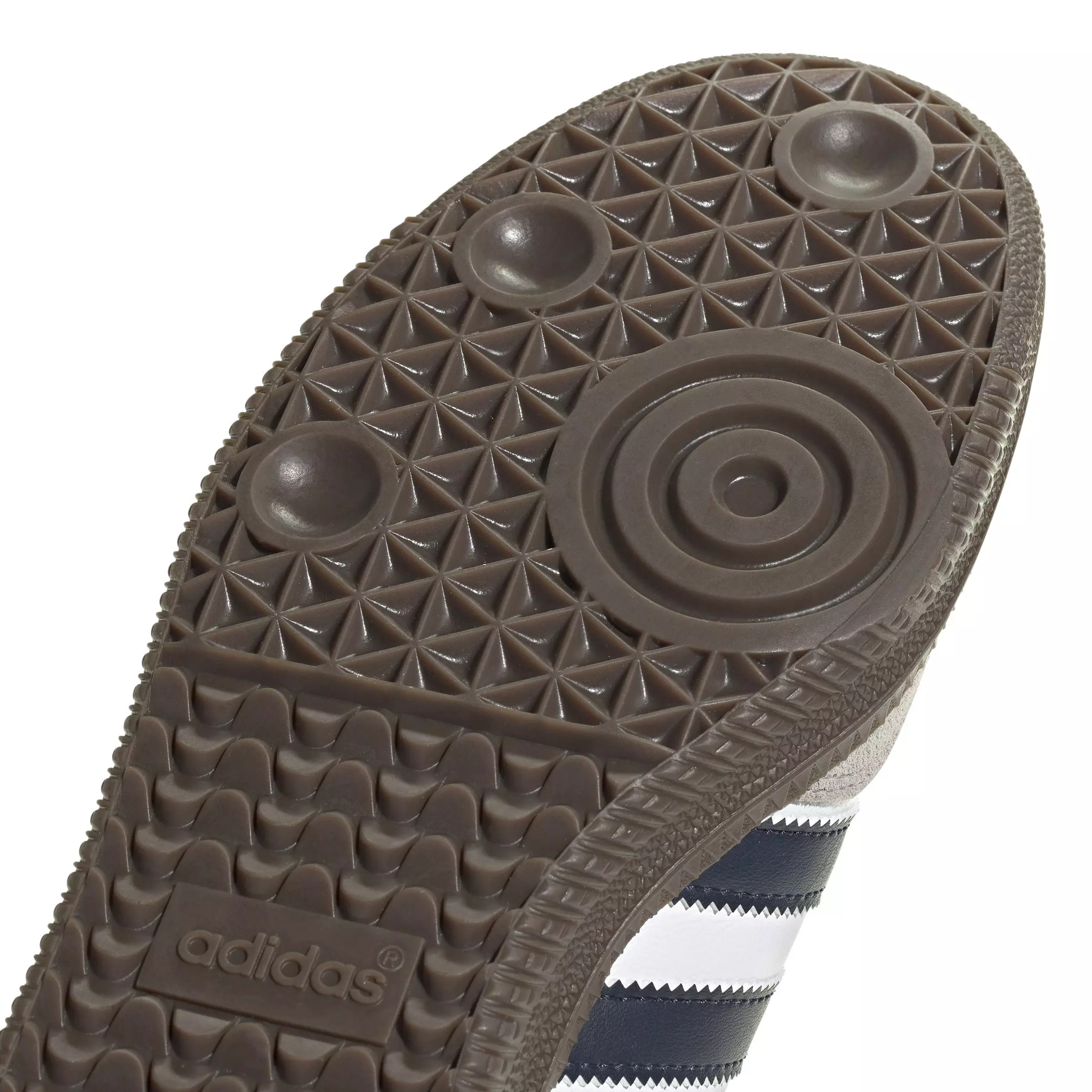 adidas Originals Samba OG "Ftwr White/Night Indigo/Clear Granite" Men's Shoe - WHITE/INDIGO/GRANITE