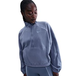 Nike Women's One Therma-FIT 1/2-Zip Top -Indigo