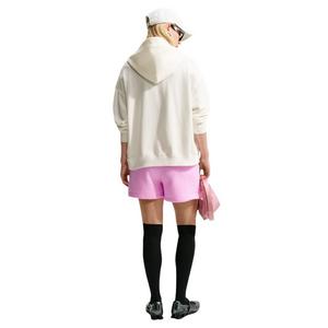 Nike Women's Studio Fleece Med Weight "Graphic Pack" "Athletic Dept" Mid-Rise Shorts - Pink - PINK