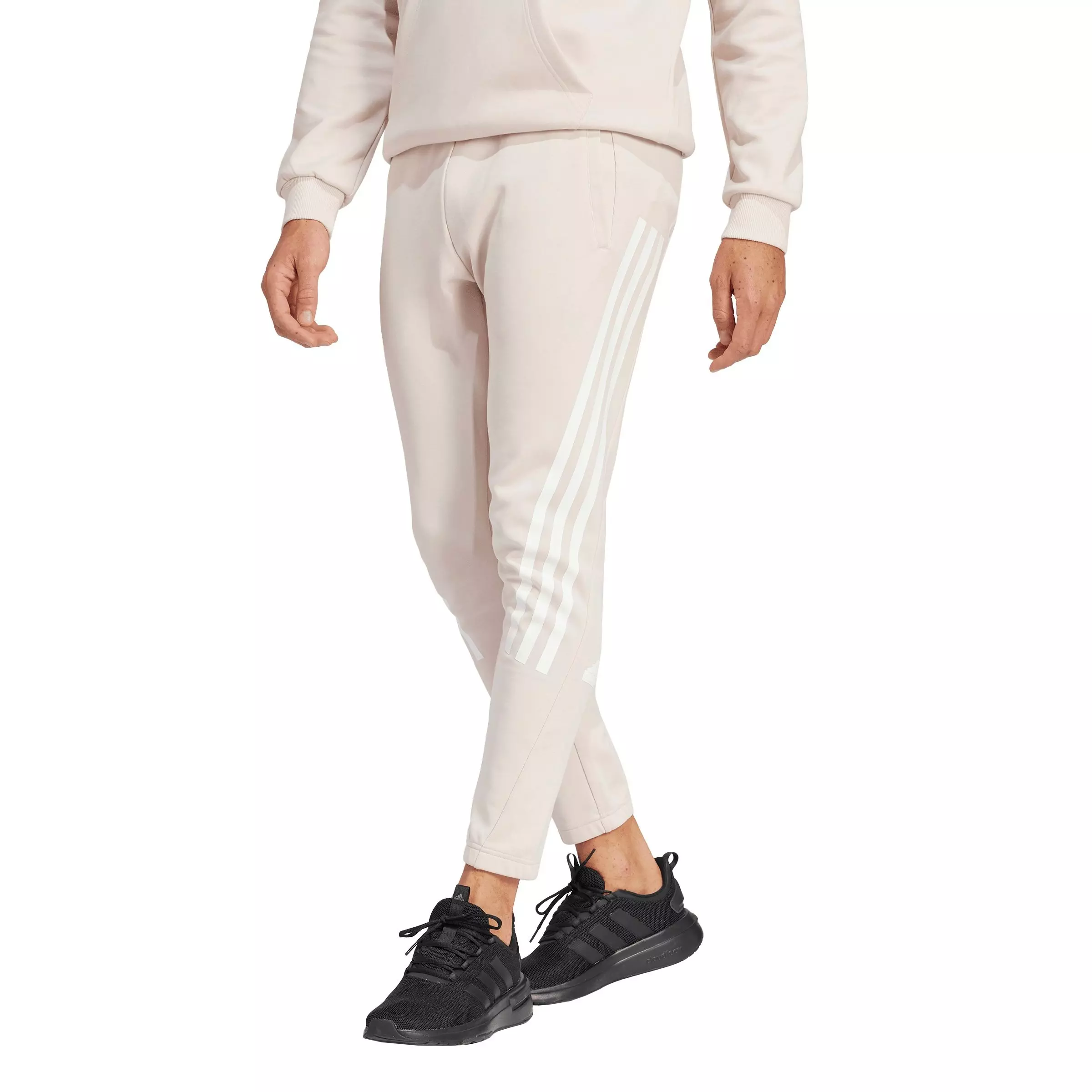 adidas Men's Future Icons 3-Stripes Joggers - Light Pink - PINK