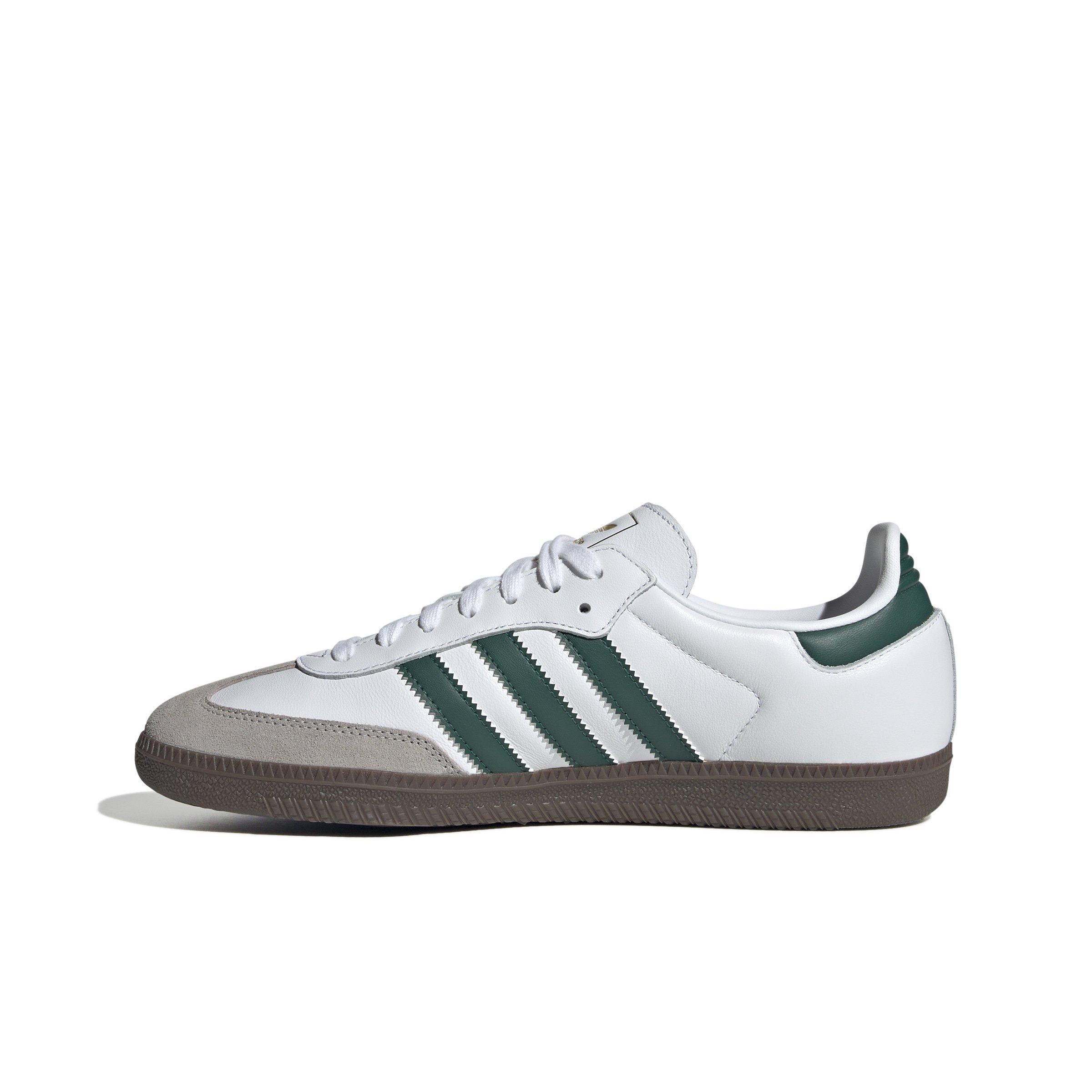 adidas Originals Samba OG "Ftwr White/Collegiate Green/Clear Granite" Men's Shoe - WHITE/GREEN/GRANITE Thumbnail View 2