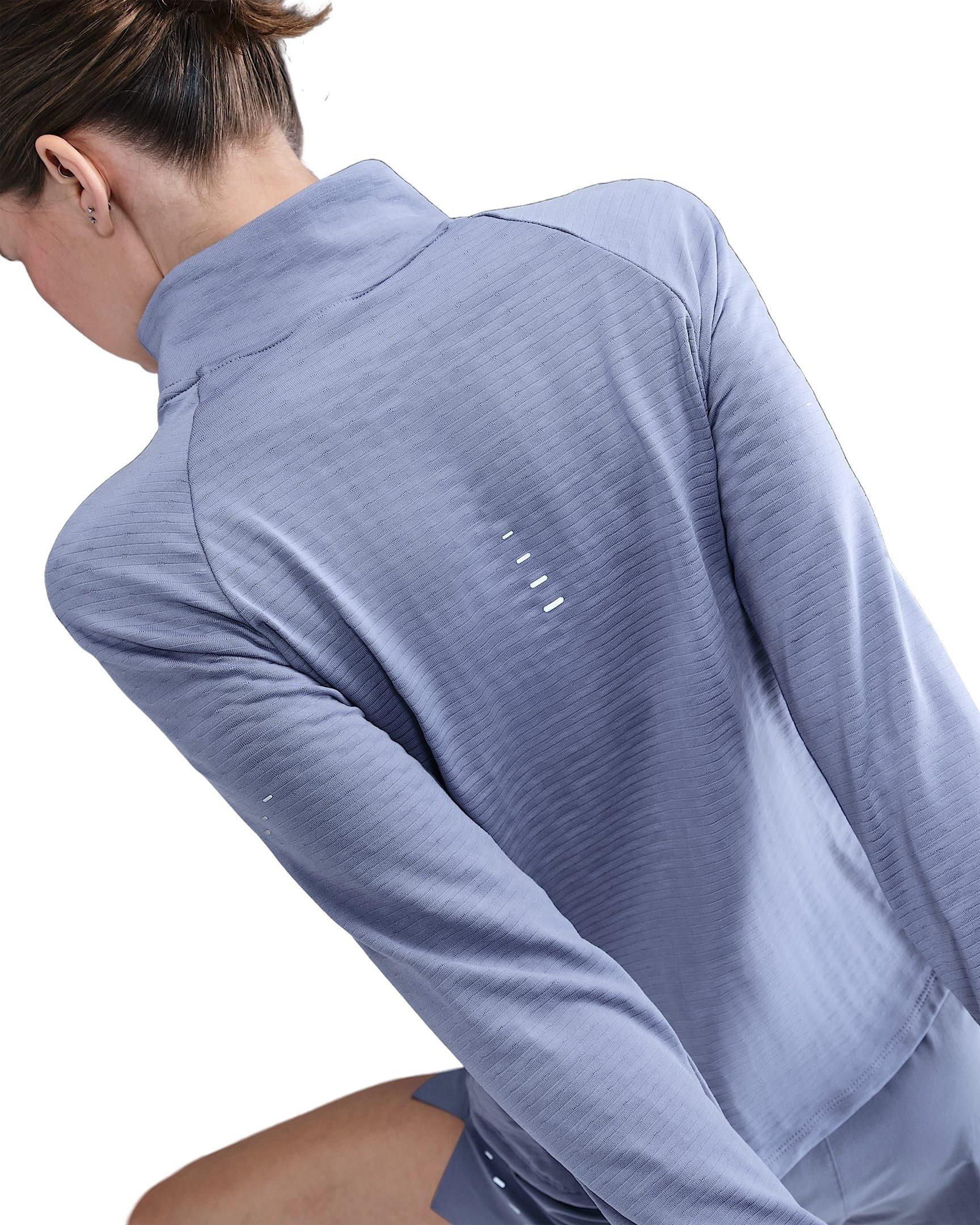 Nike Women's Swift Therma-FIT Turtle-Neck Running Top - Indigo - INDIGO Thumbnail View 2