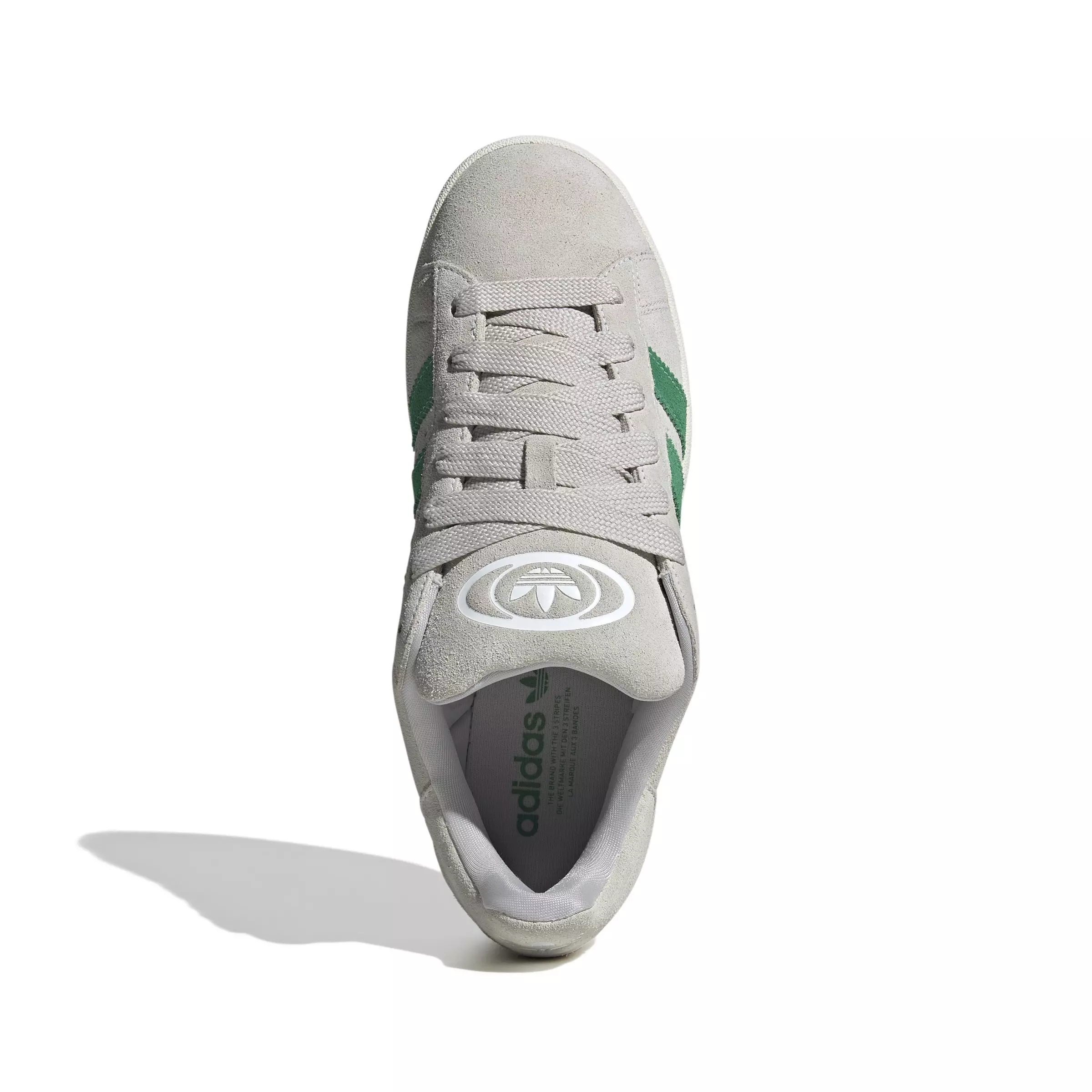 adidas Originals Campus 00s "Grey One/Green/Off White" Men's Shoe - GREY/GREEN/OFF WHITE