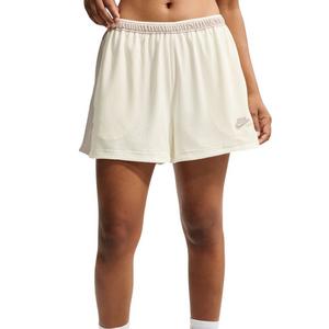 Nike Women's Sportswear Mid-Rise Mesh Shorts - Cream - CREAM