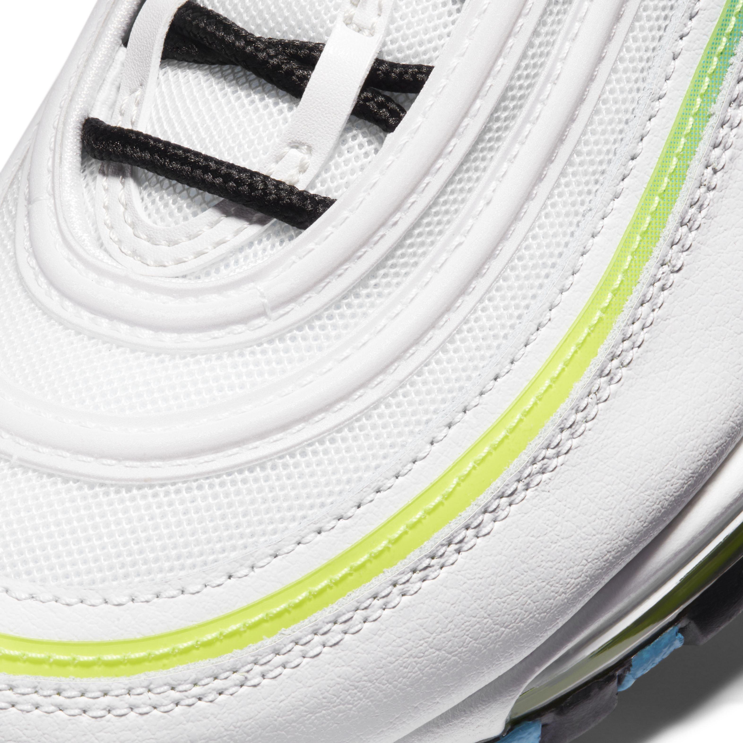 Air max 97 hot sale white volt black