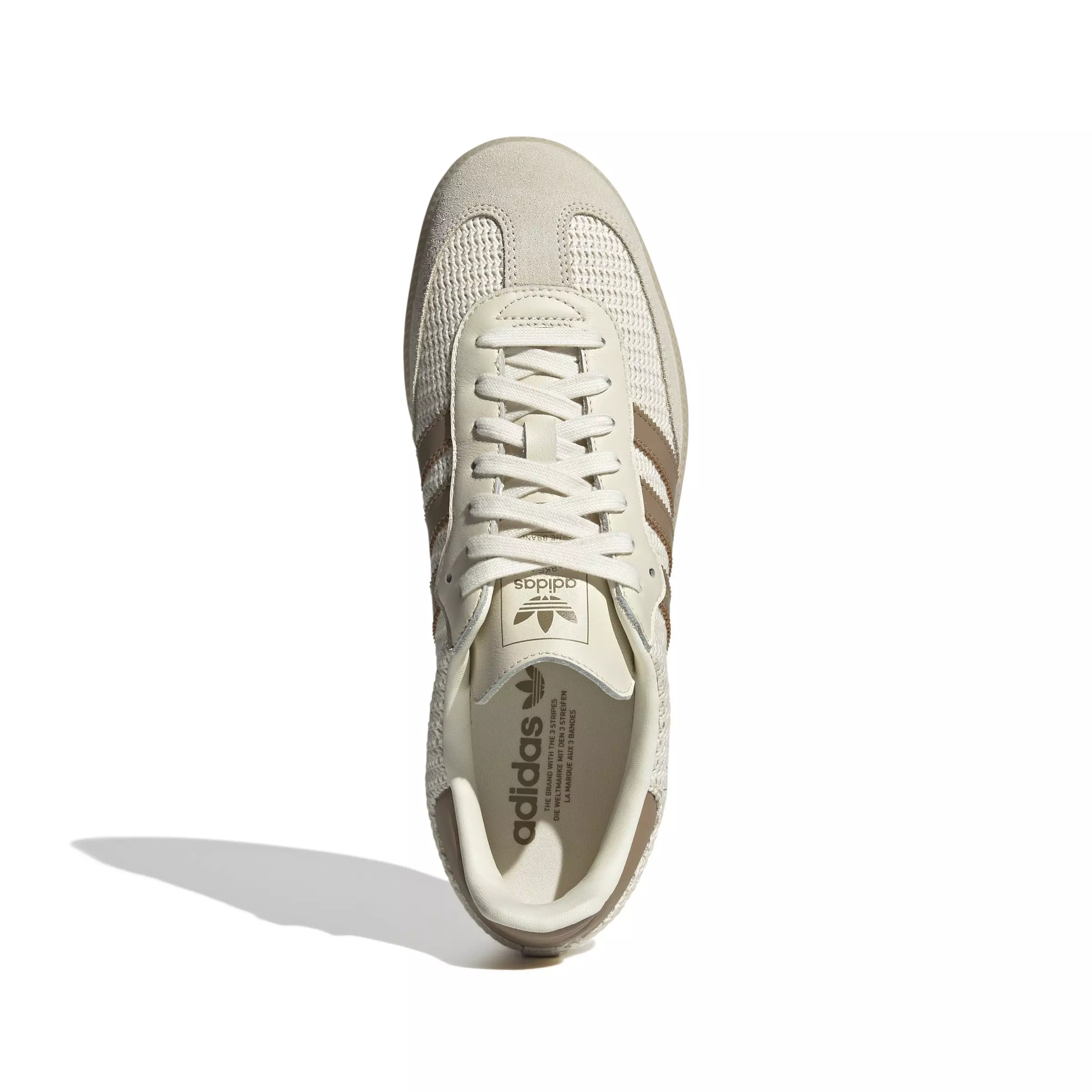 adidas Originals Samba OG "Cream White/Cardboard/Crystal Sand" Men's Shoe - CREAM/CARDBOARD/SAND