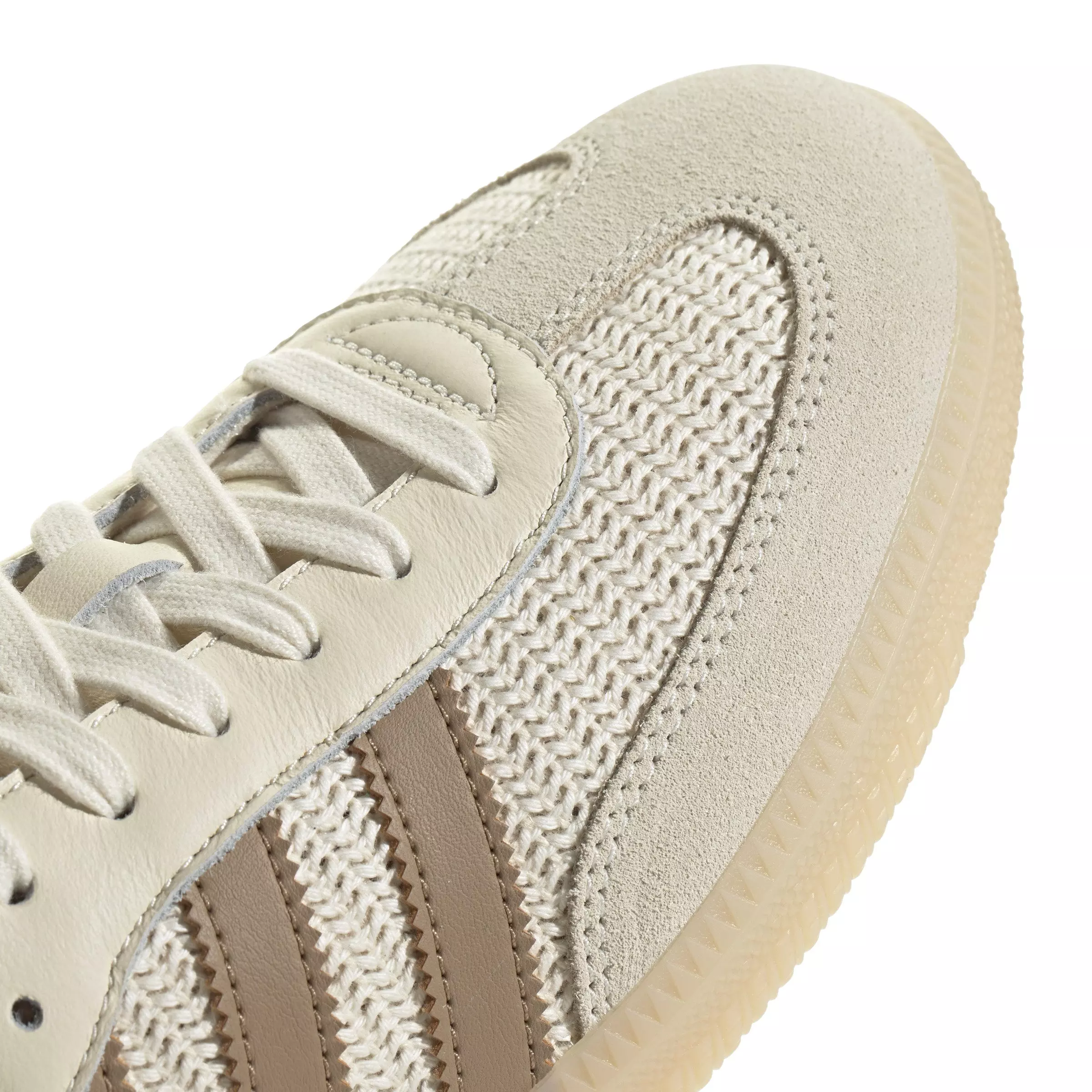 adidas Originals Samba OG "Cream White/Cardboard/Crystal Sand" Men's Shoe - CREAM/CARDBOARD/SAND