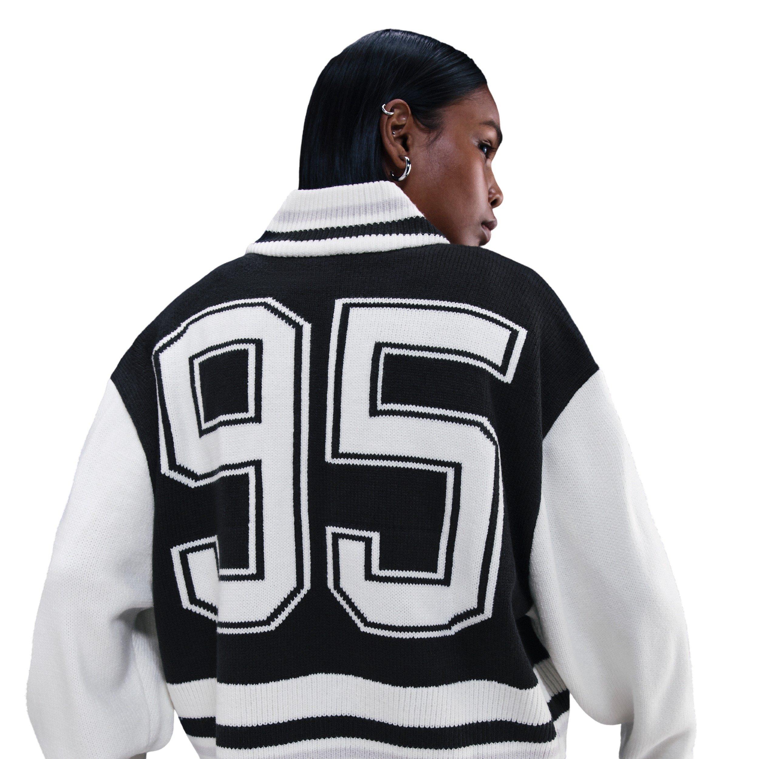 Nike Women's Sportswear Street Cardigan -Black - BLACK Thumbnail View 2