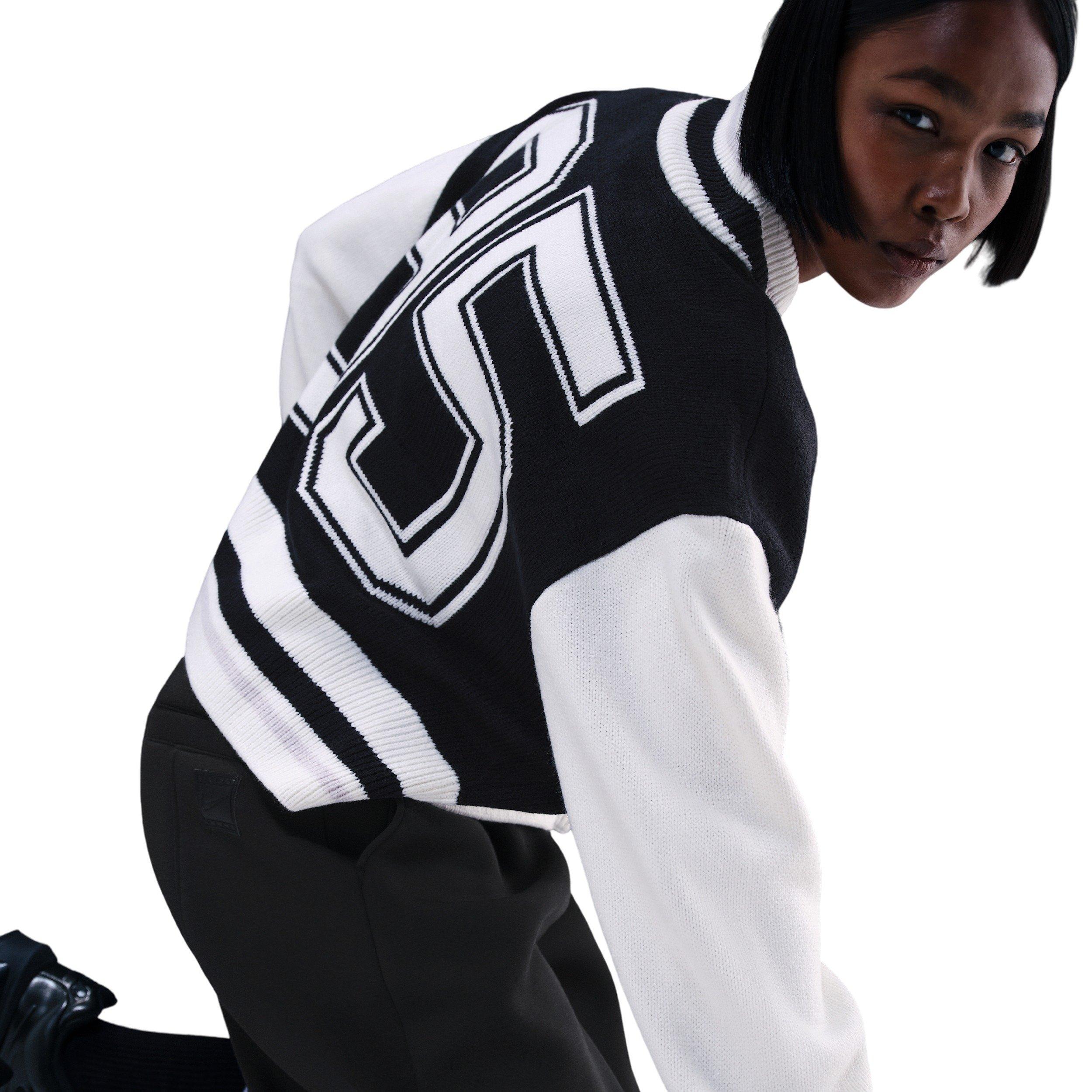 Nike Women's Sportswear Street Cardigan -Black - BLACK Thumbnail View 3