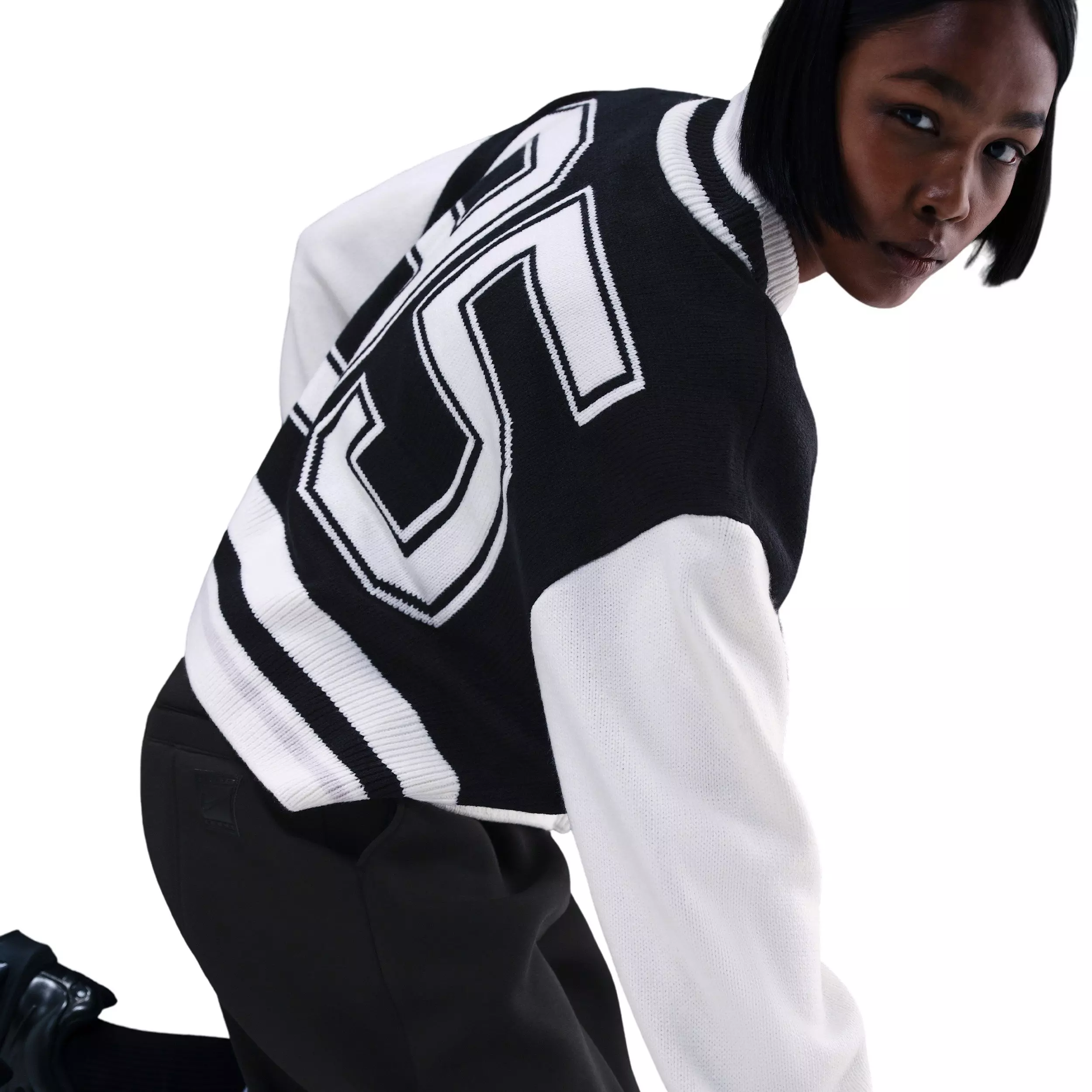 Nike Women's Sportswear Street Cardigan -Black - BLACK