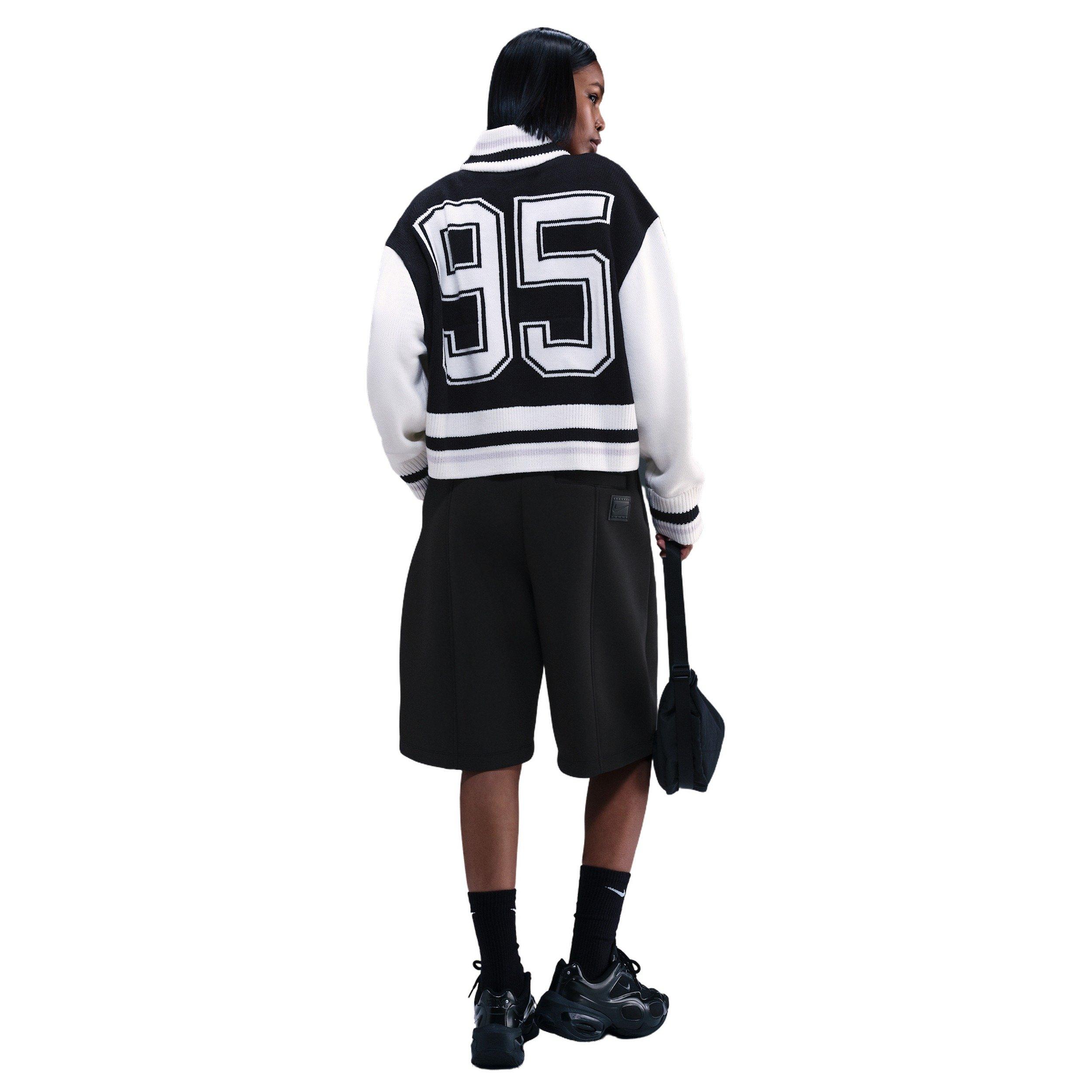 Nike Women's Sportswear Street Cardigan -Black - BLACK Thumbnail View 5