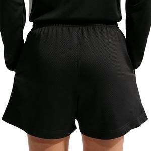 Nike Women's Dri-FIT Graphic Mesh Basketball Shorts - Black/Gold - BLACK/GOLD